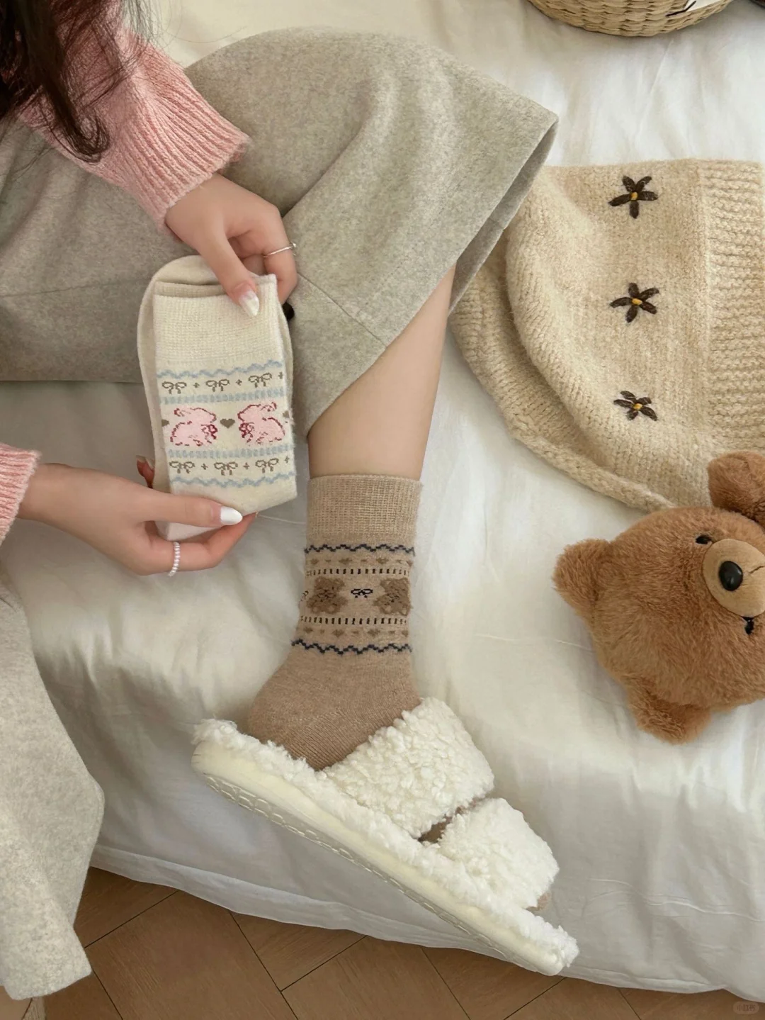 冬天的袜子好好看啊