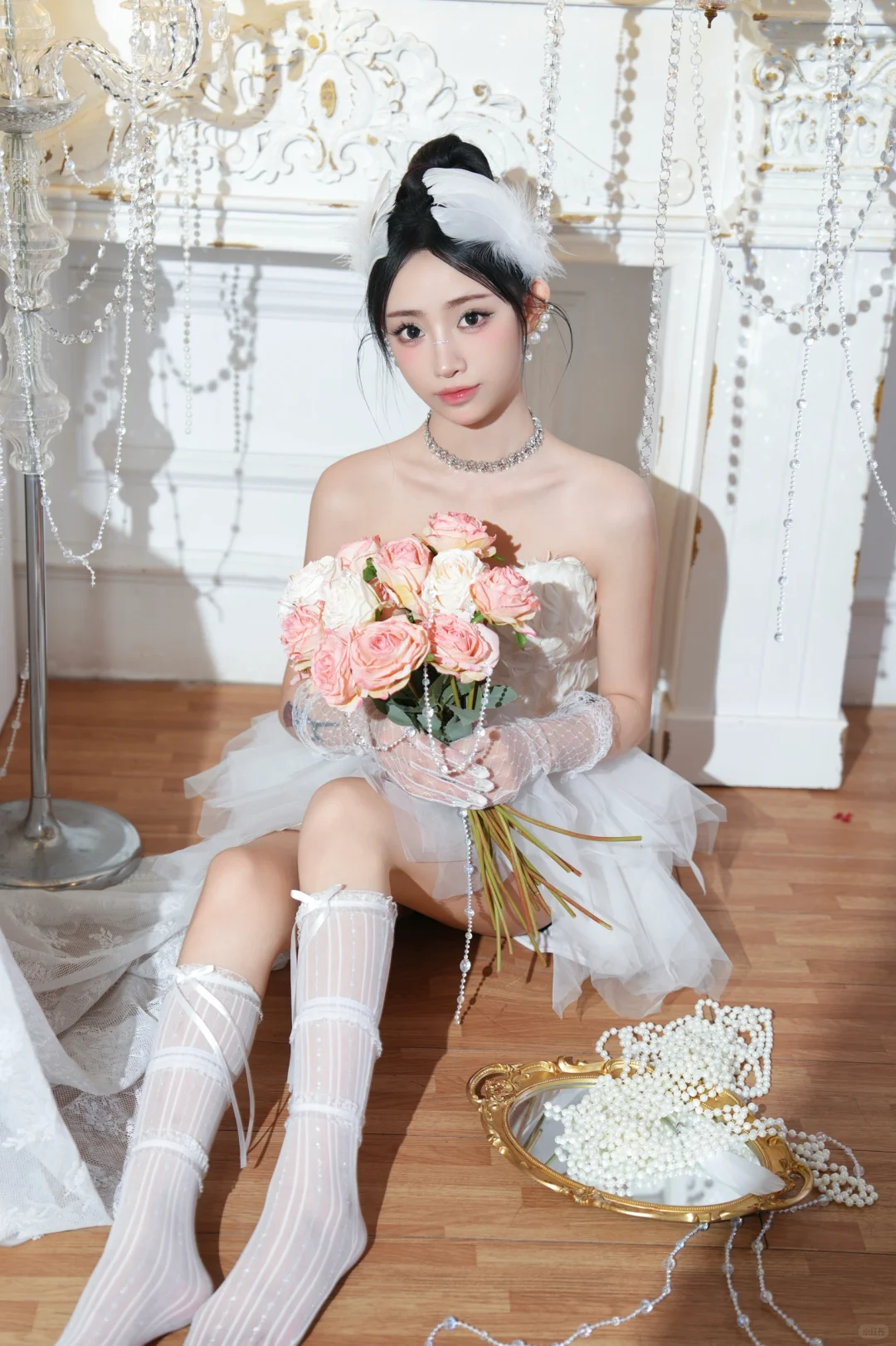 “白色天使 愿神明偏爱”✨