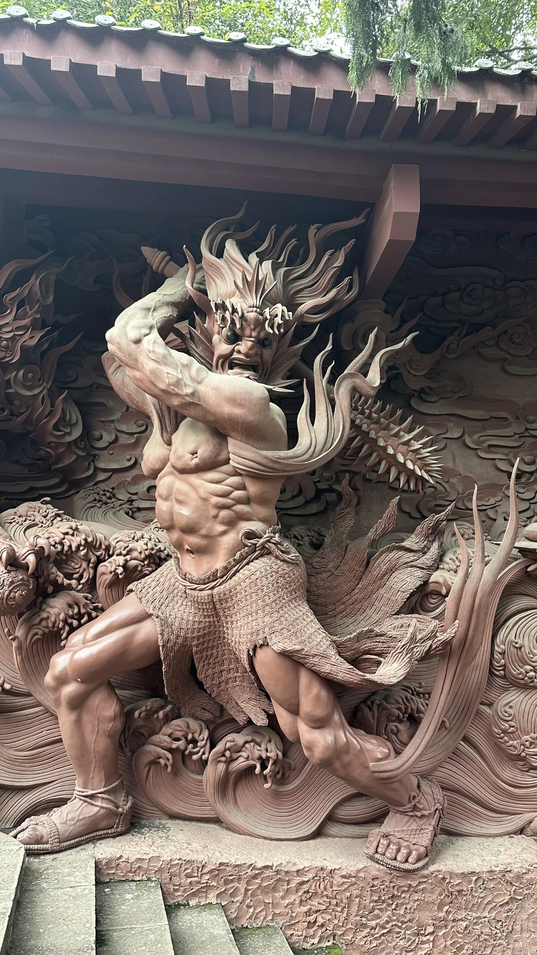 绵阳圣水寺泥塑3