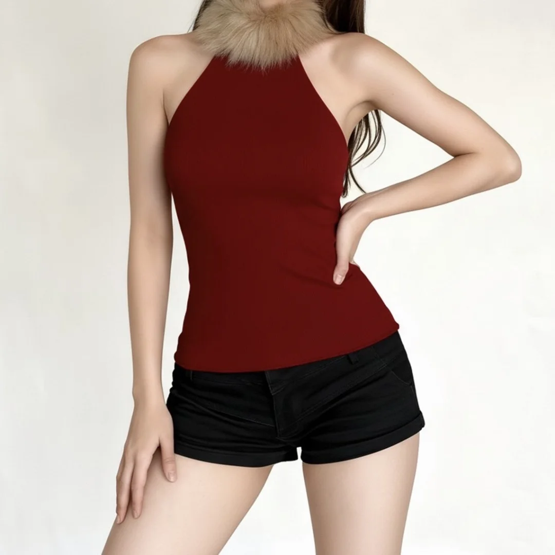 🎄🦌｜毛毛无袖背心