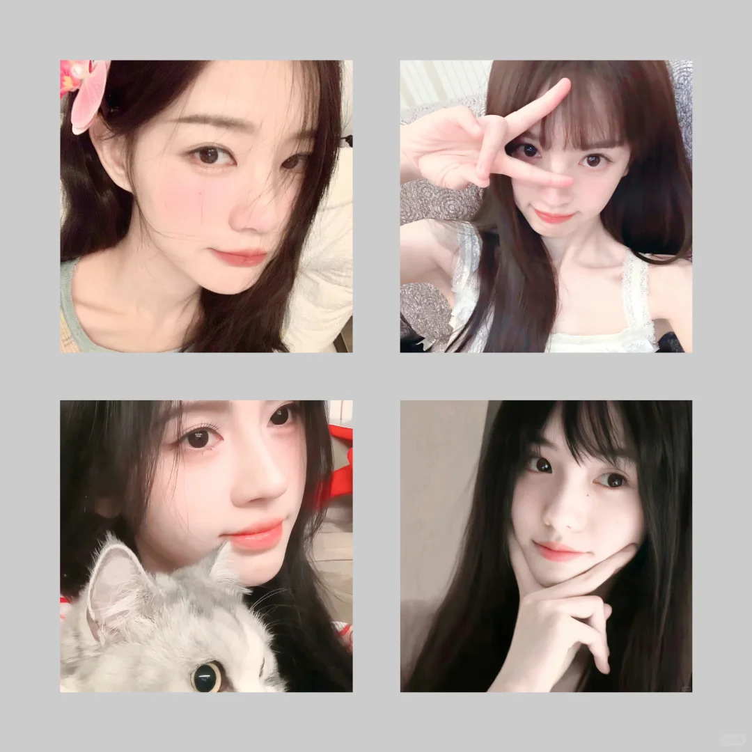 ins韩系の内娱女頭