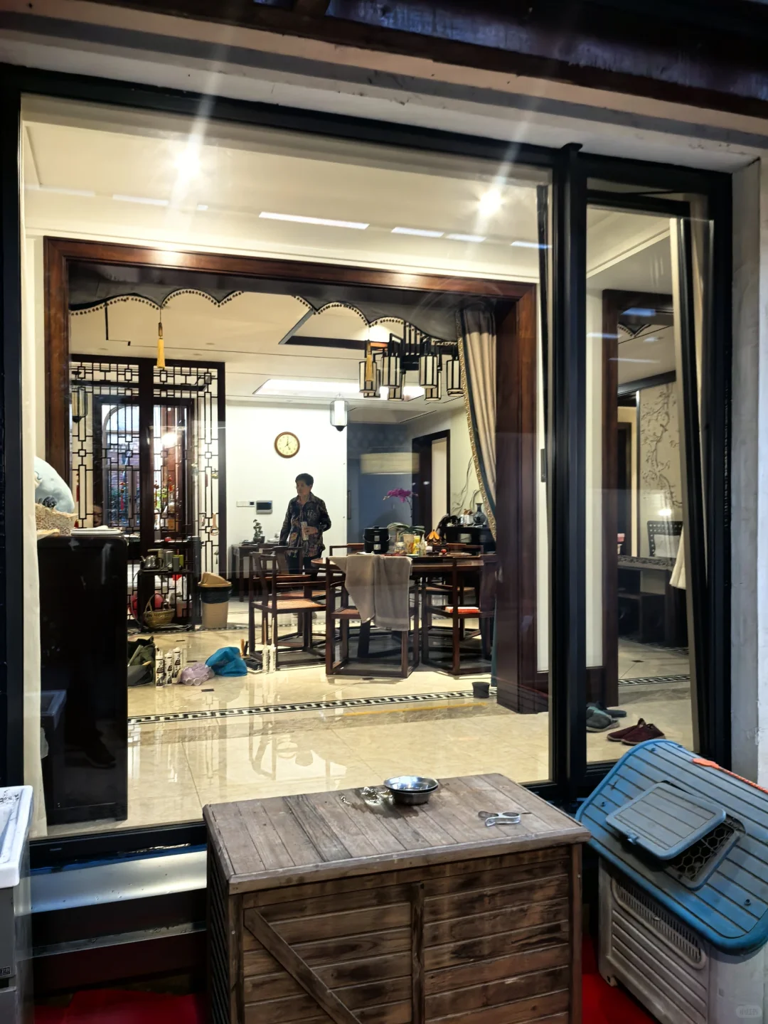 花园入户玻璃门