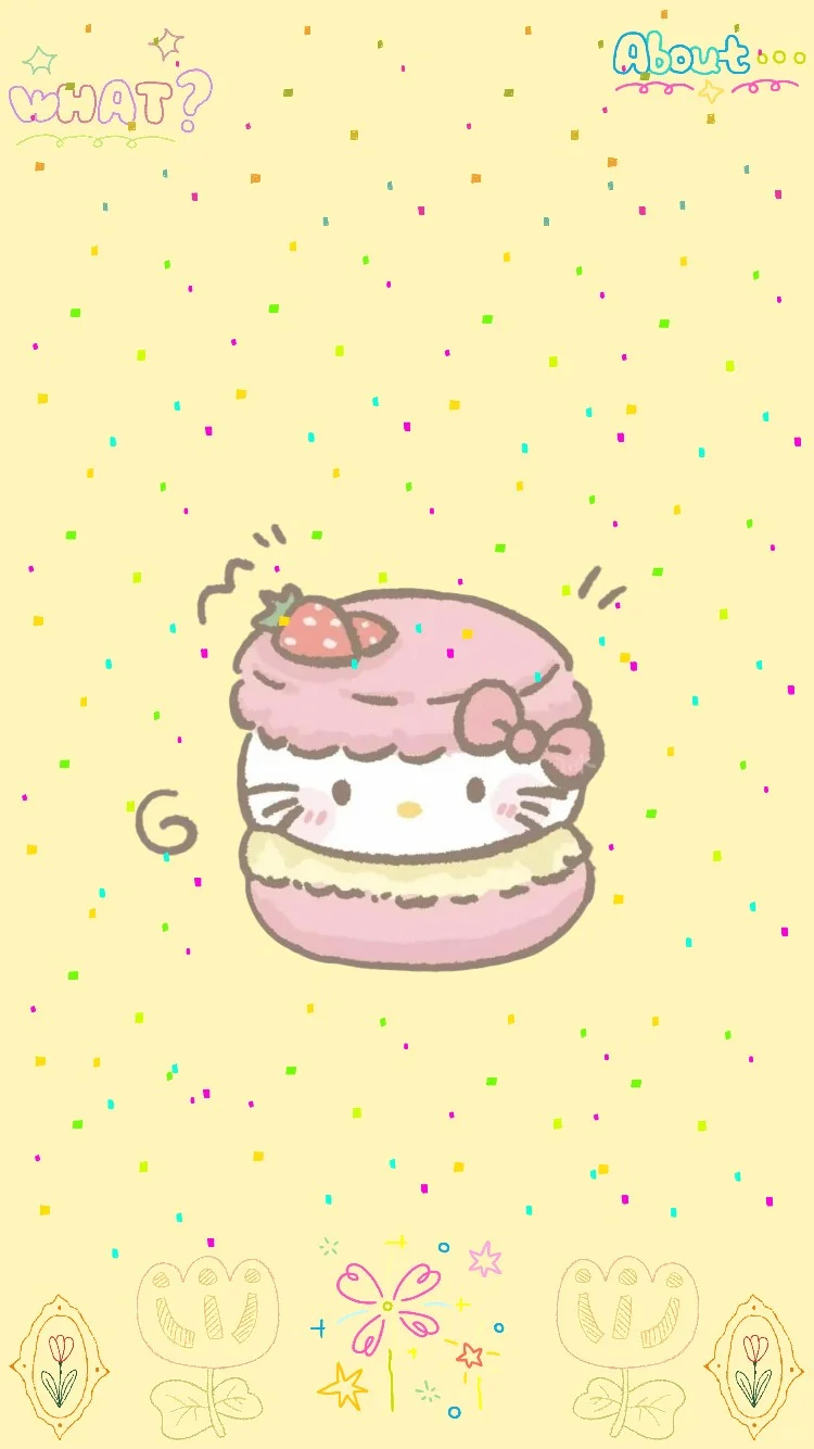 小众的香草马卡龙壁纸，甜！