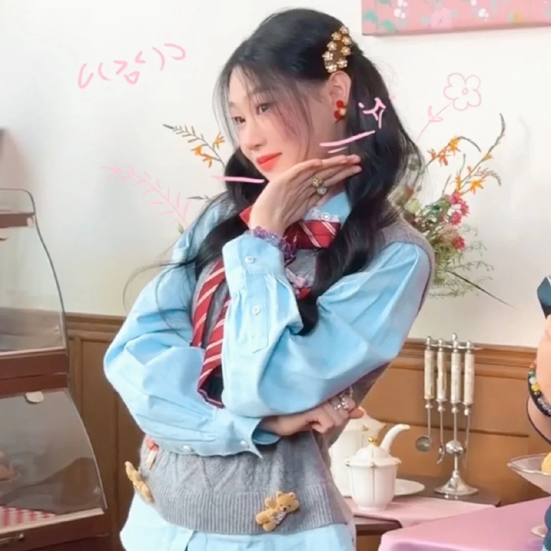 谁懂啊！沈佳润这组甜妹图直接把我甜晕了