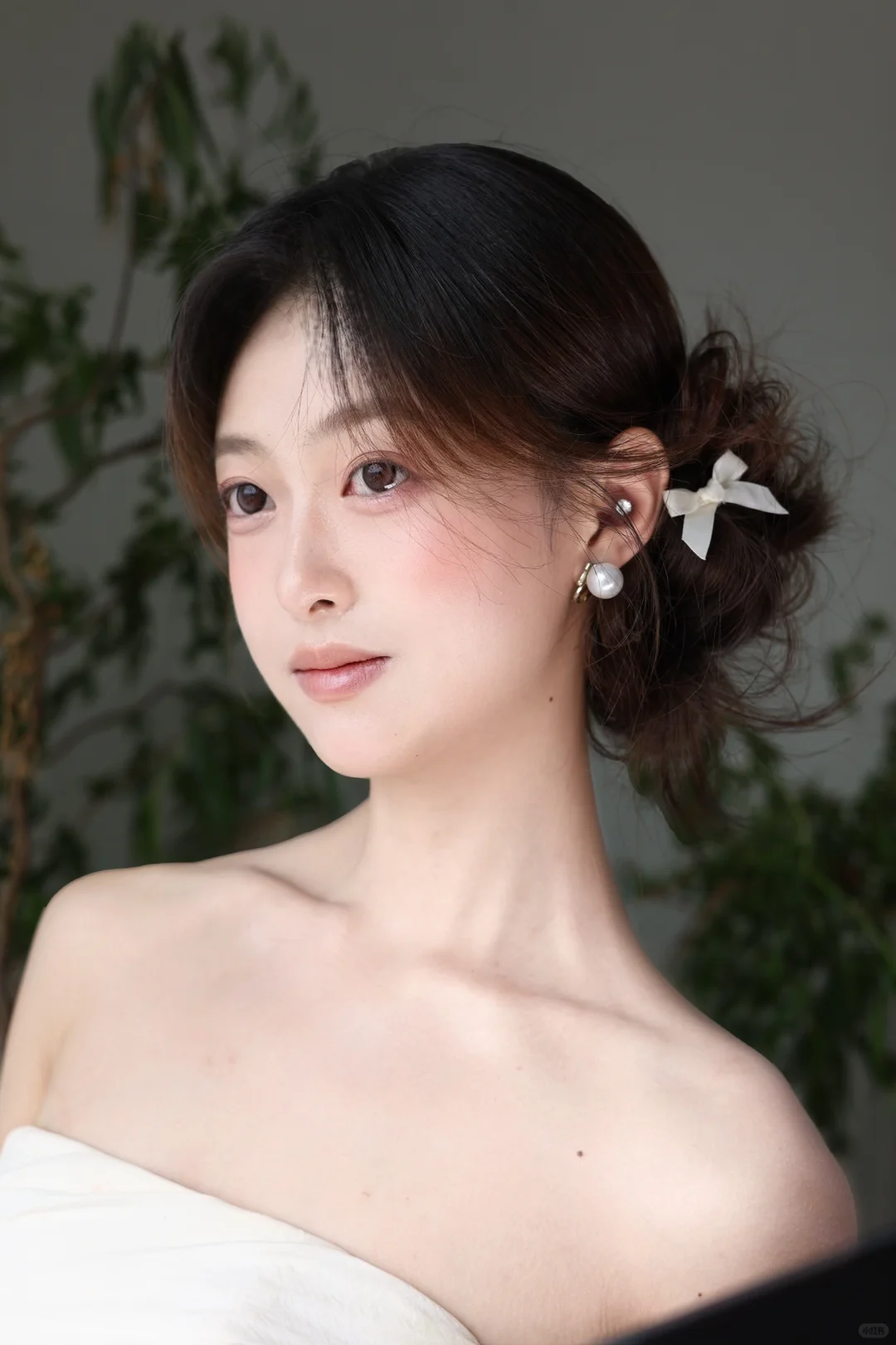 韩系侧丸子温柔感十足🫧