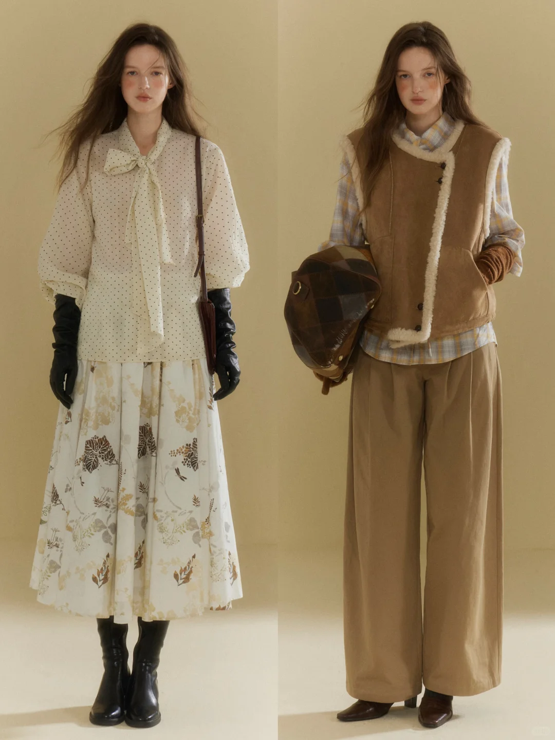 复古率性的冬日🍂浪漫洒脱法式女作家穿搭