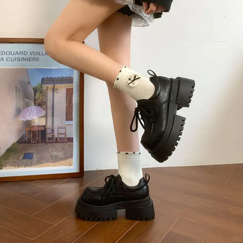 49💰不踩雷的复古厚底皮鞋🍂