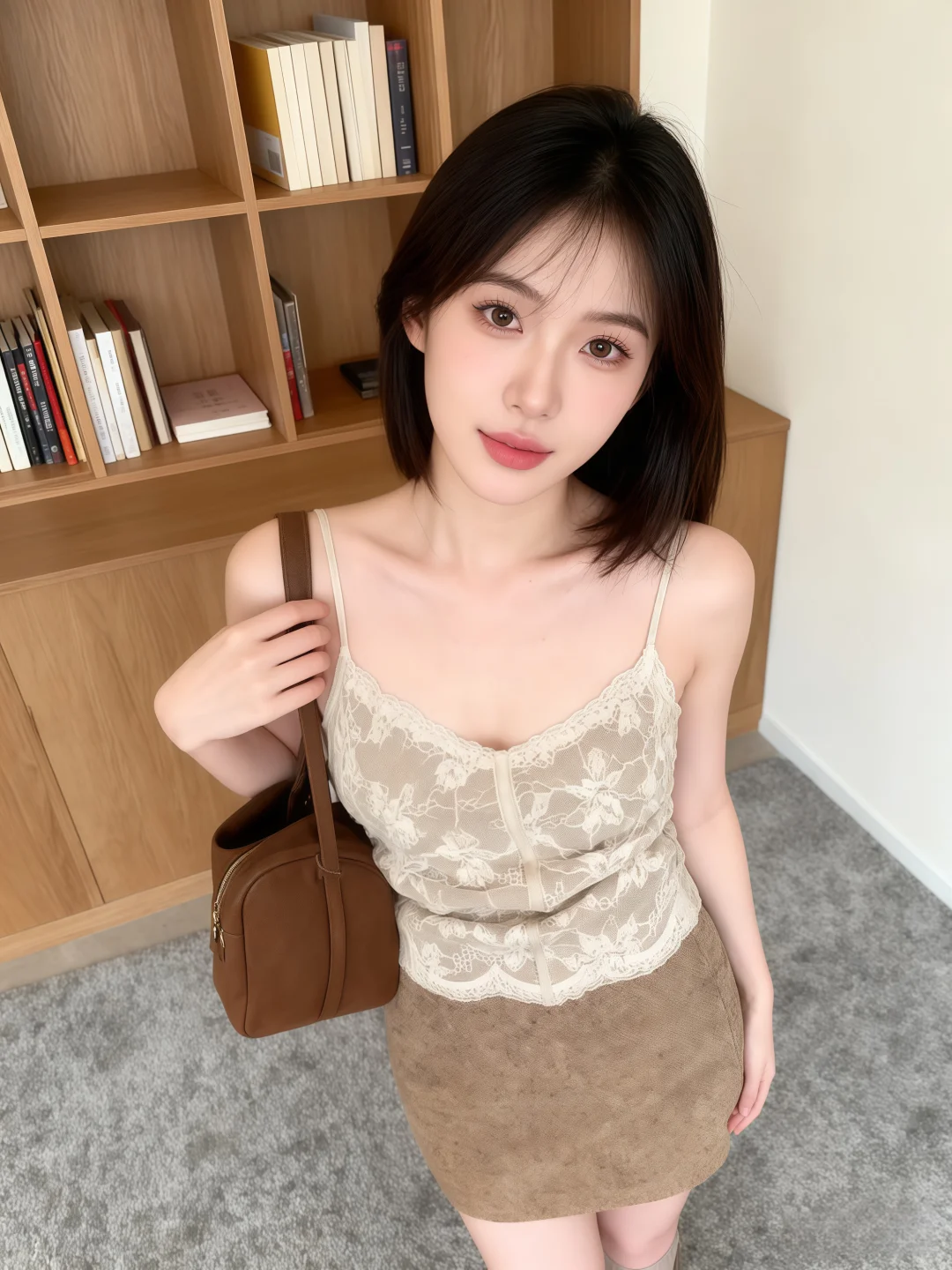 纯欲蕾丝吊带穿搭，温柔又斩男谁懂