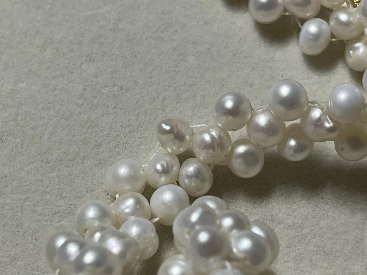天然淡水珍珠颈链，白送的价出🥬