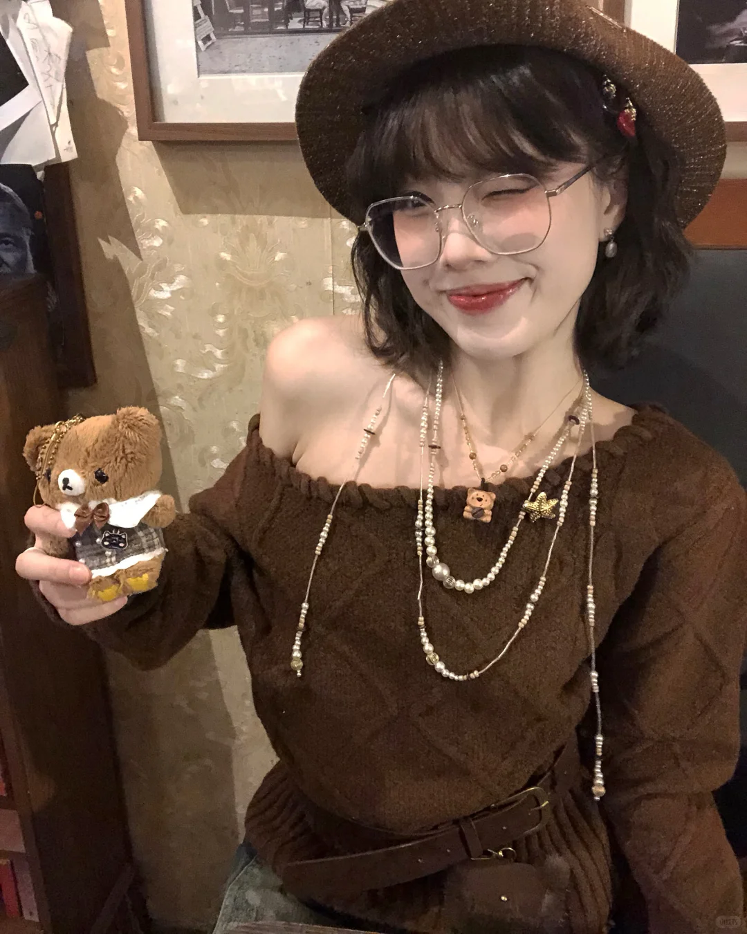 🧸𓏼˙ ᴥ ˙𓏼中古少女 随意穿都很有古早感！！