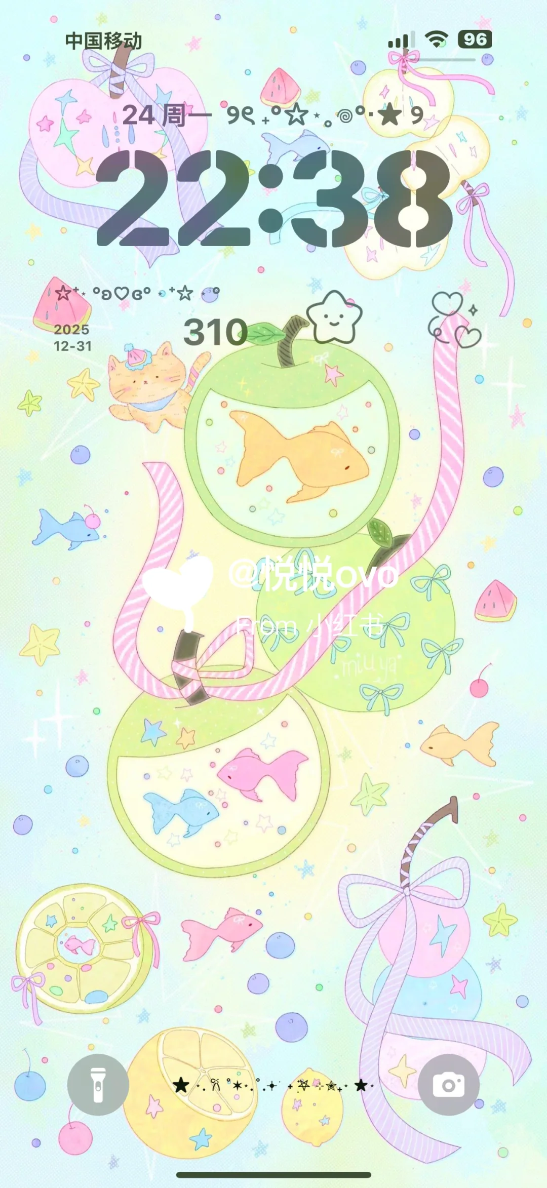 🫧•͈ᴗ⁃͈今日可爱锁屏壁纸分享★