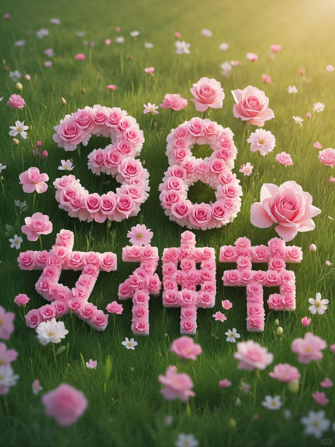 祝女神们节日快乐|三八节海报