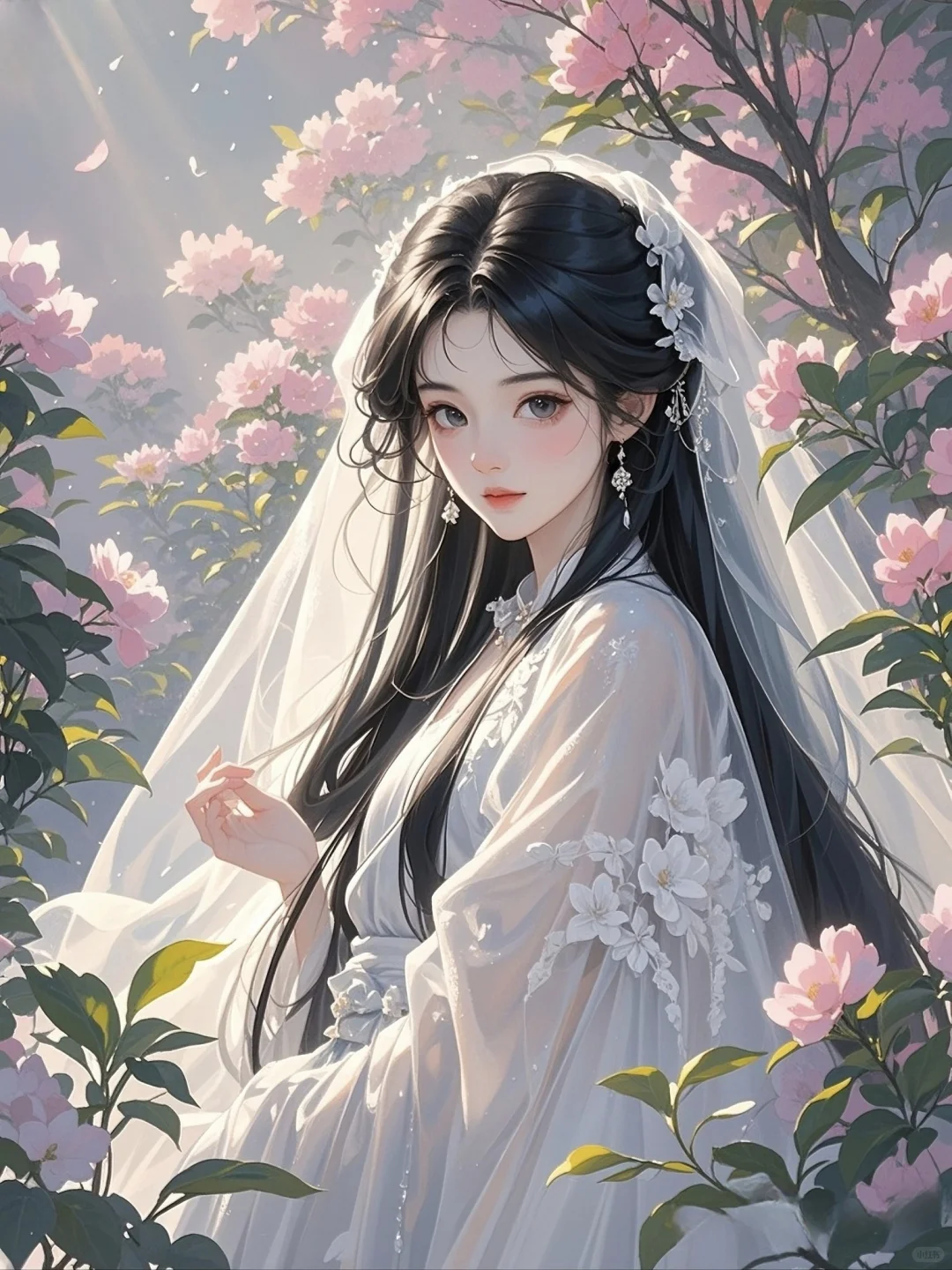 一树花开，一梦花间，一念花落