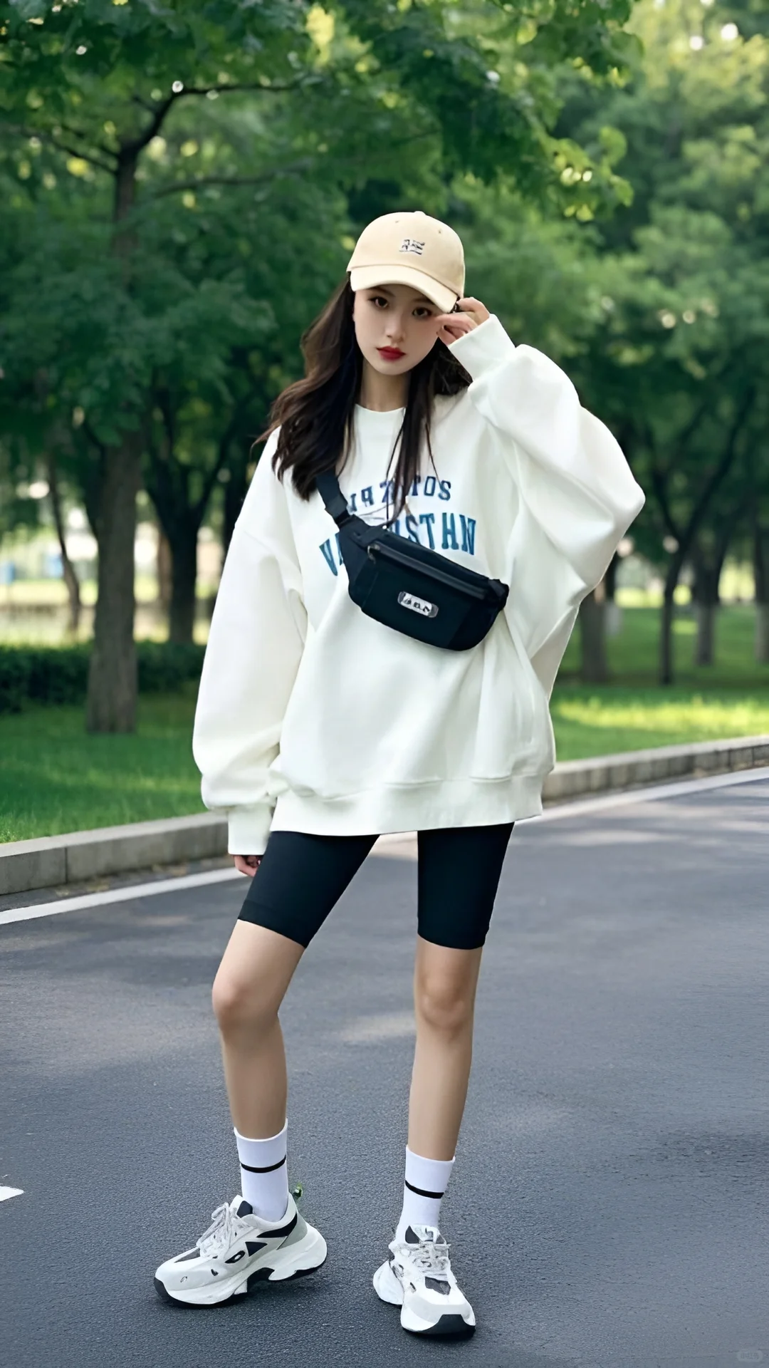 运动风元气女孩