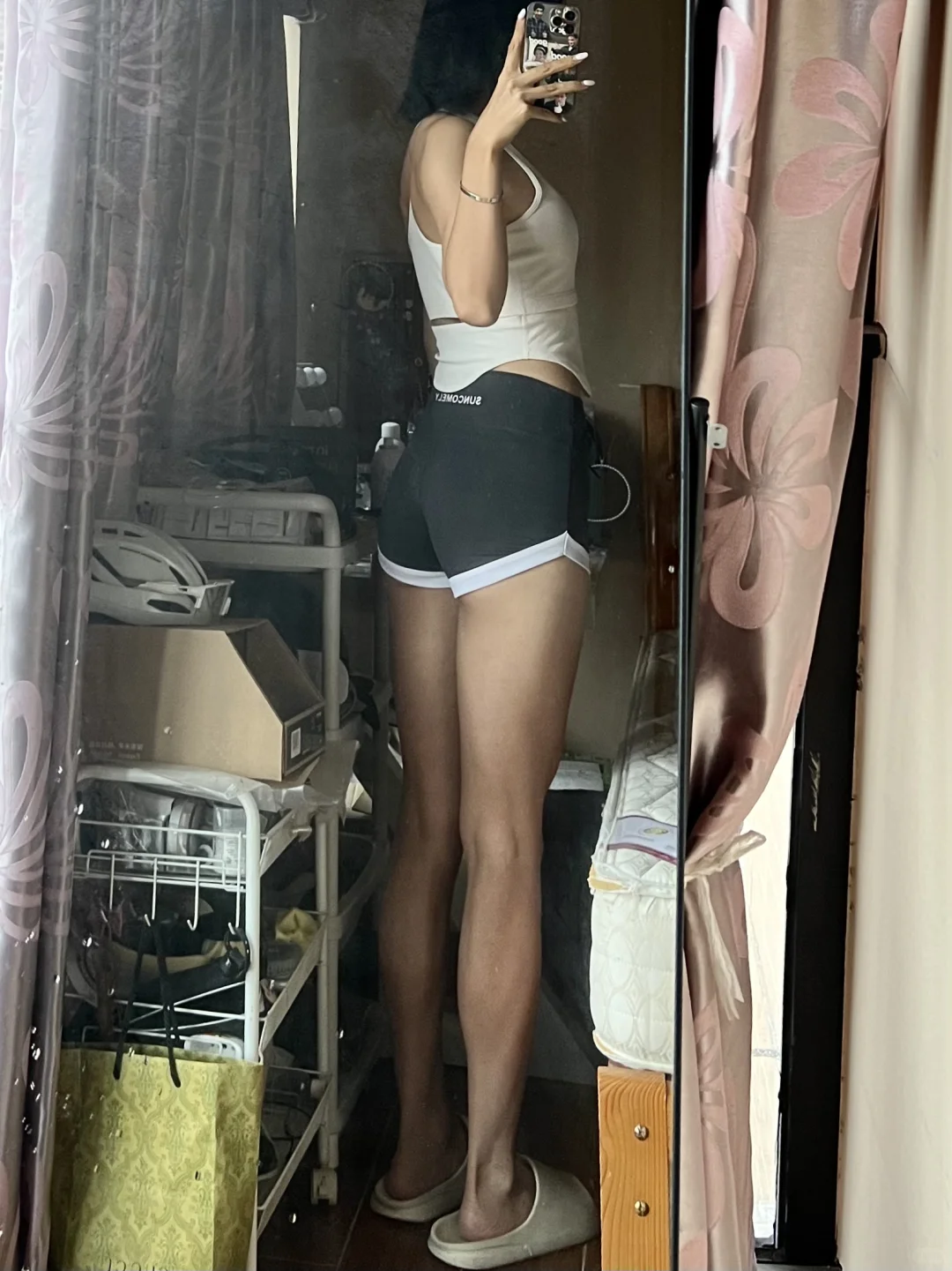 喜欢我的轻线条腿