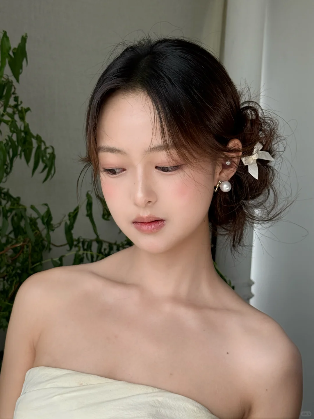 韩系侧丸子温柔感十足🫧