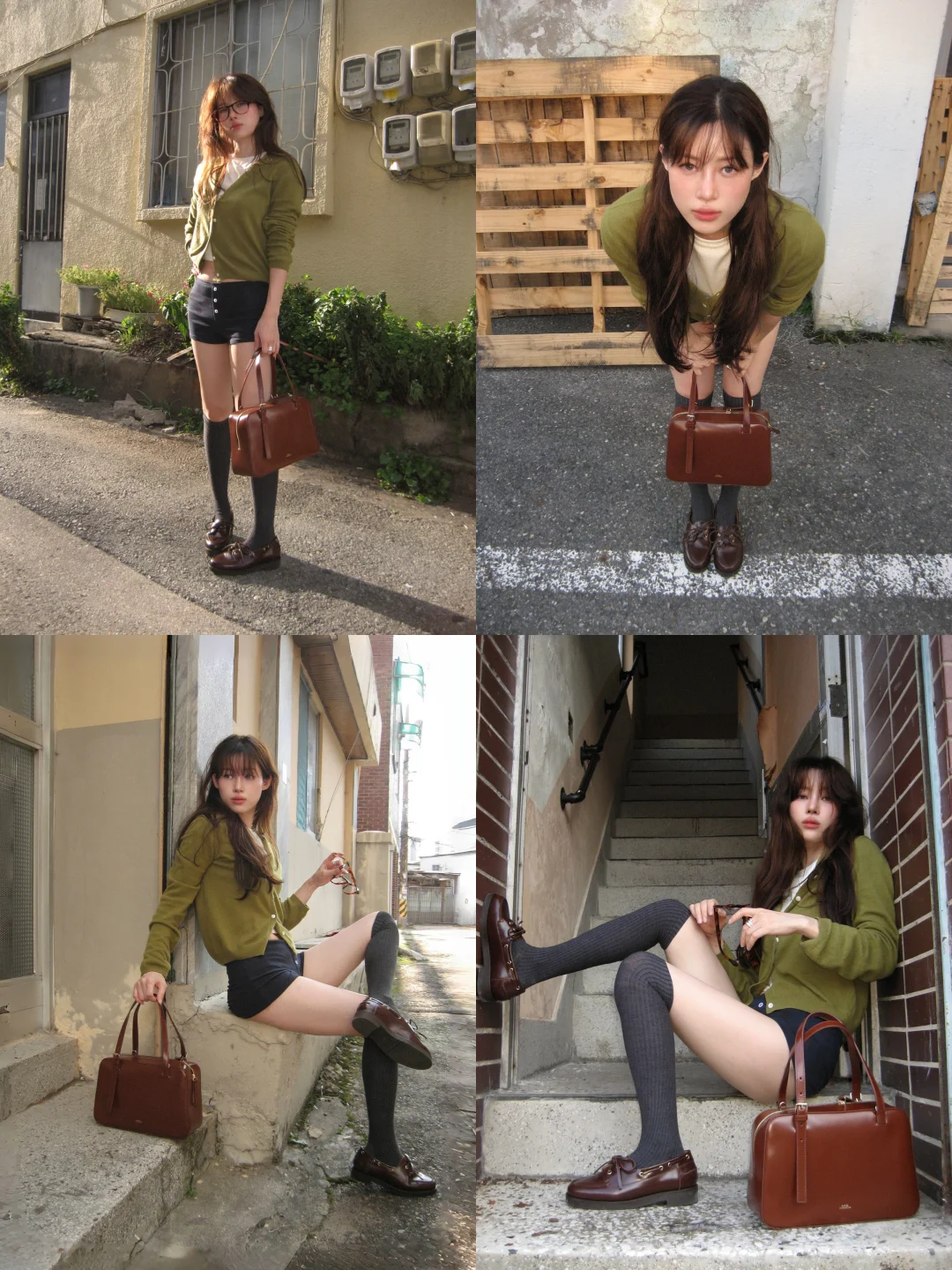 她太会穿了！把复古与松弛感焊在身上的穿搭