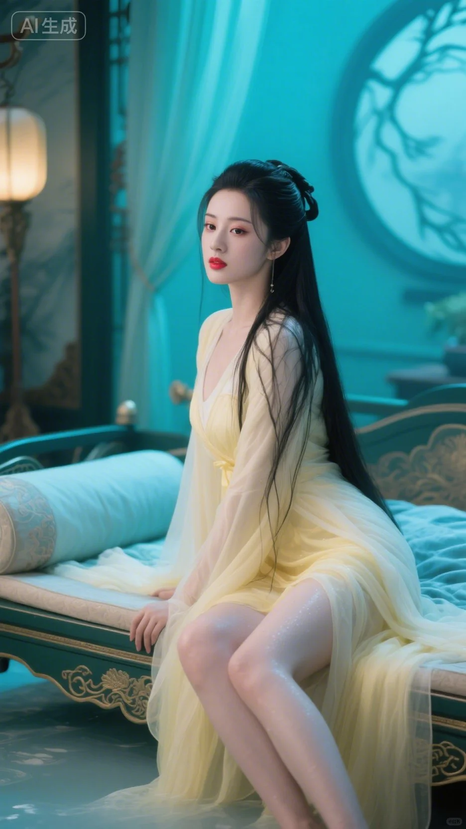 创意摄影，贵妃出浴