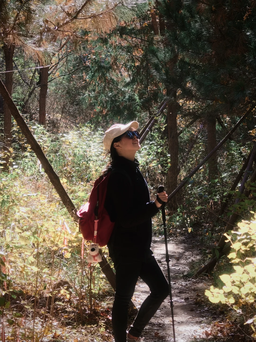工科女研首次体验徒步就爱上了