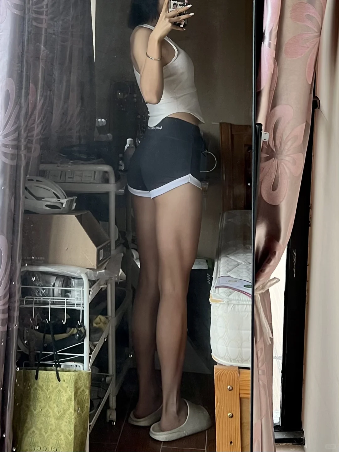 喜欢我的轻线条腿