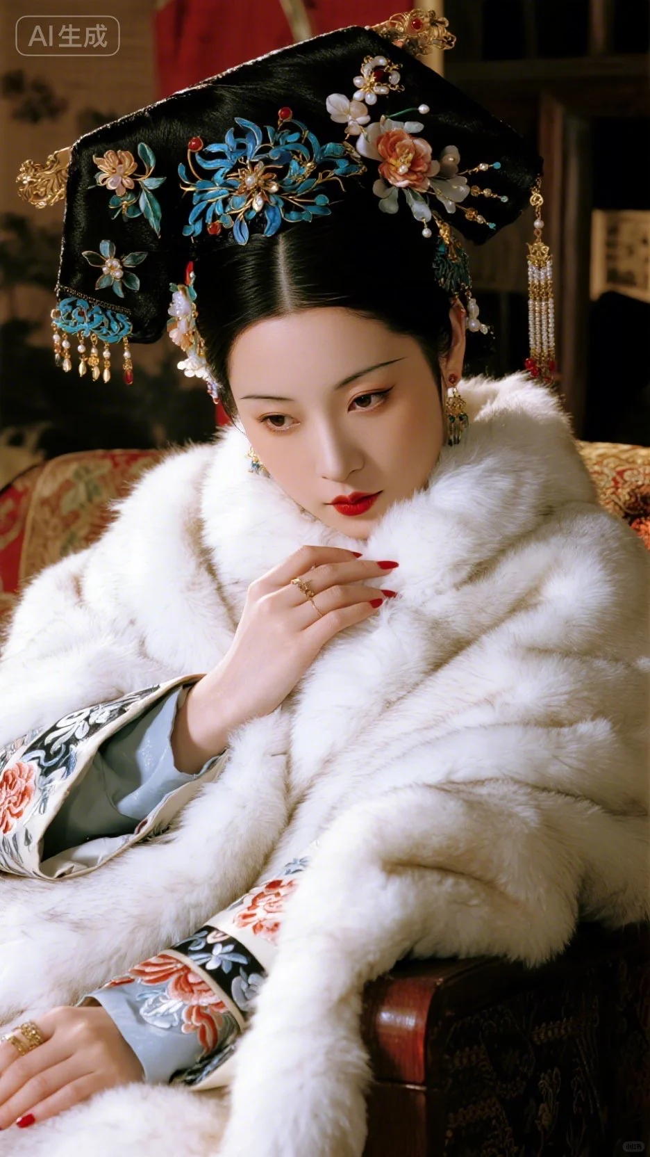 每年进贡的上好皮子都送到贵妃宫里了......