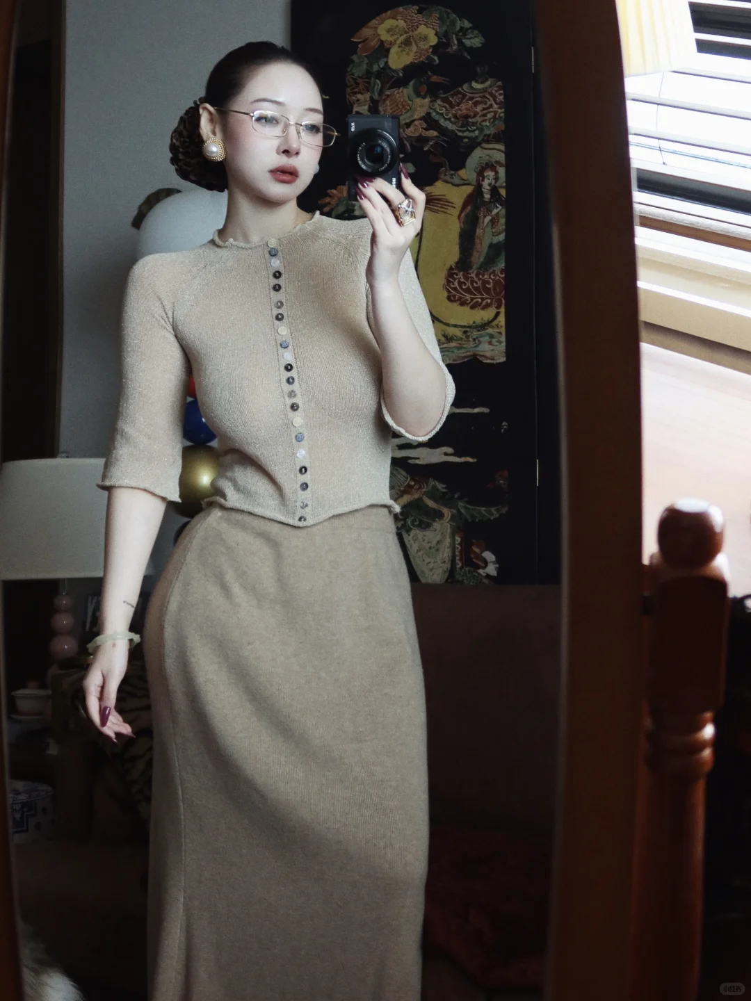 老派少女的一周对镜自拍🤳