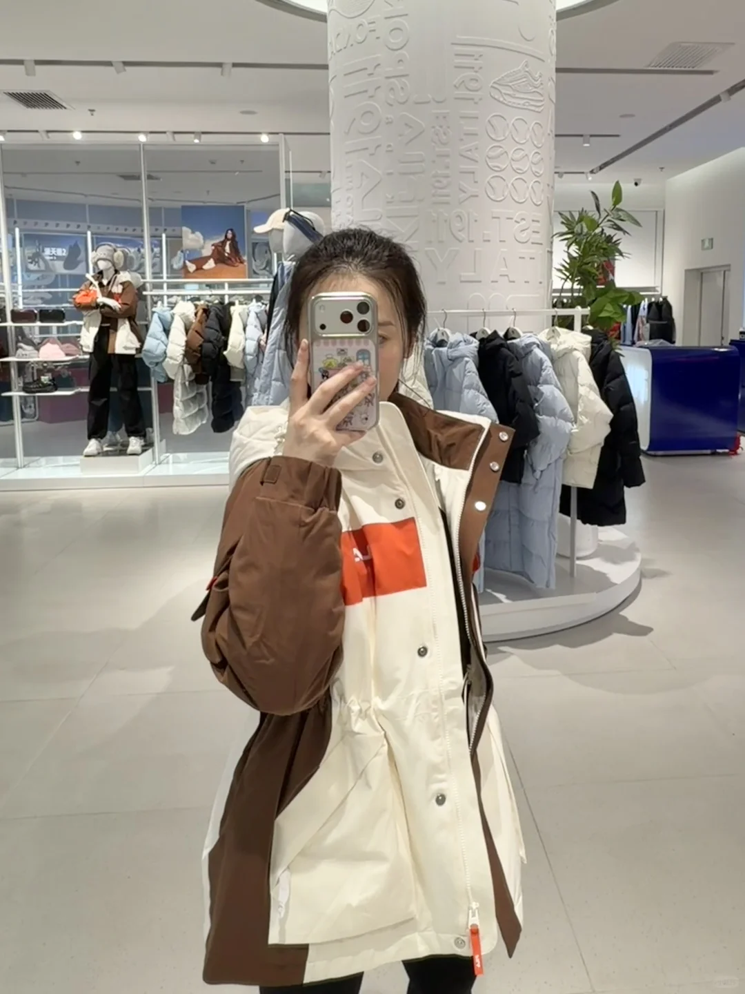 杨幂一穿就断货🤩斐乐派克羽绒服我抢到了🎉