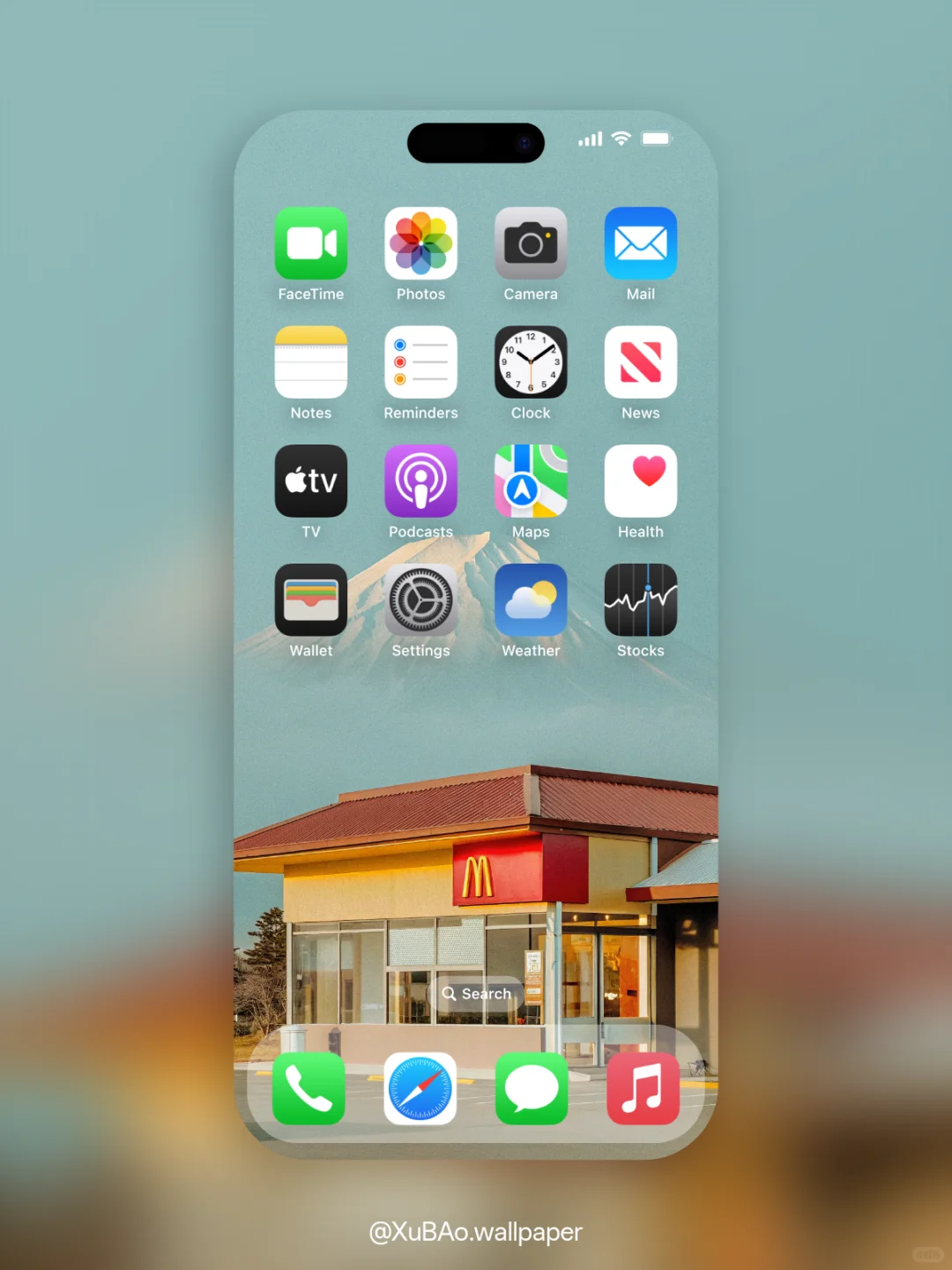 C2516 | 4k壁纸 | 富士山下麦当劳