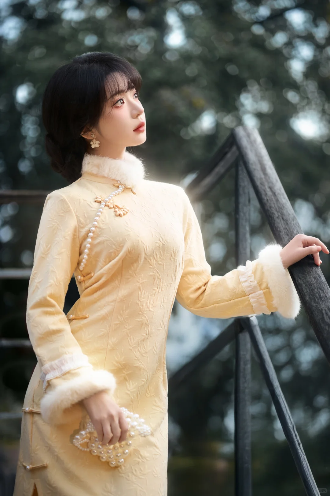 这个冬天我们一起看雪吧❄️南京冬款旗袍写真