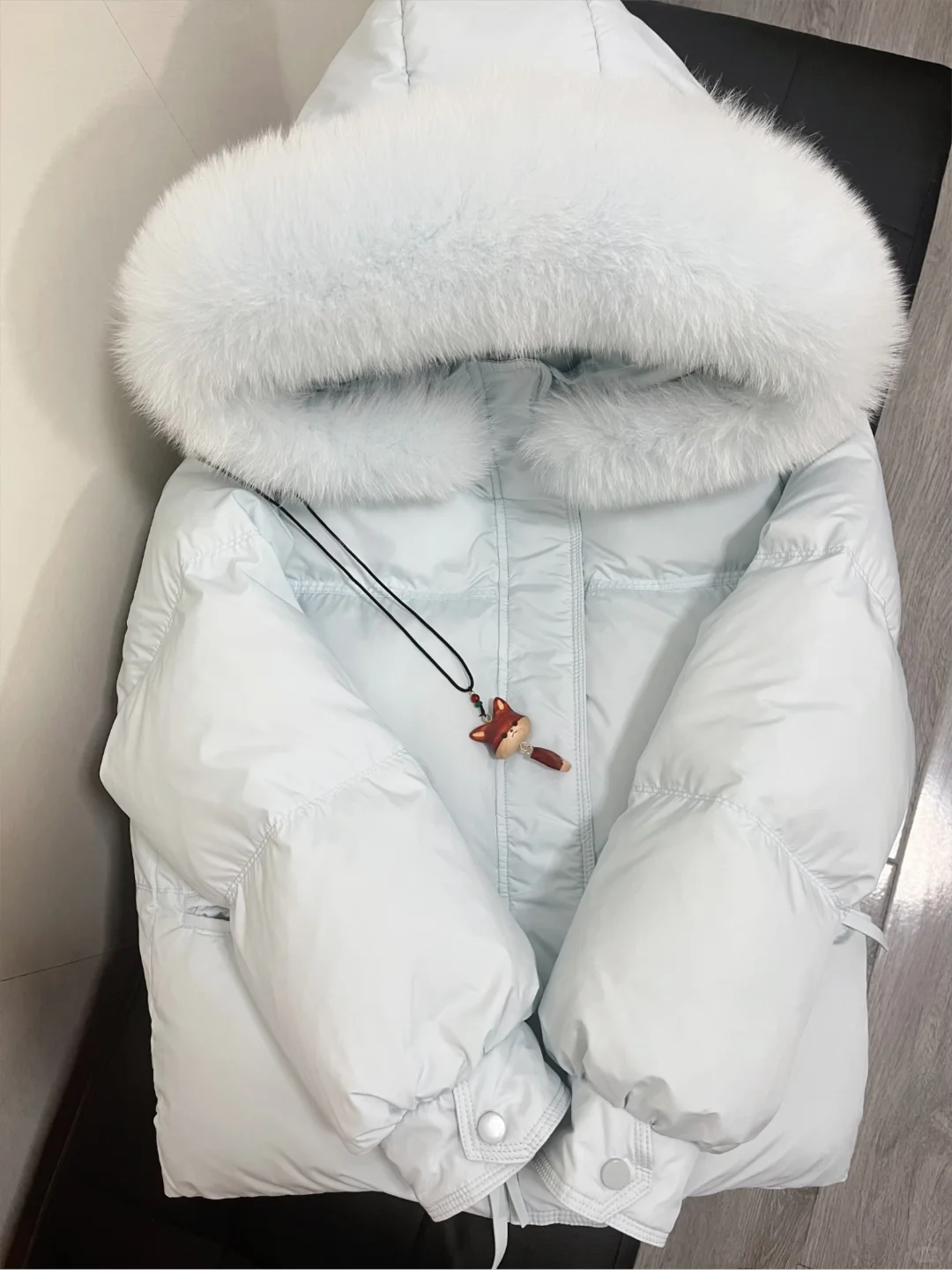 降温❄️这baby蓝羽绒服💍🫧好甜美好可爱啊🎀