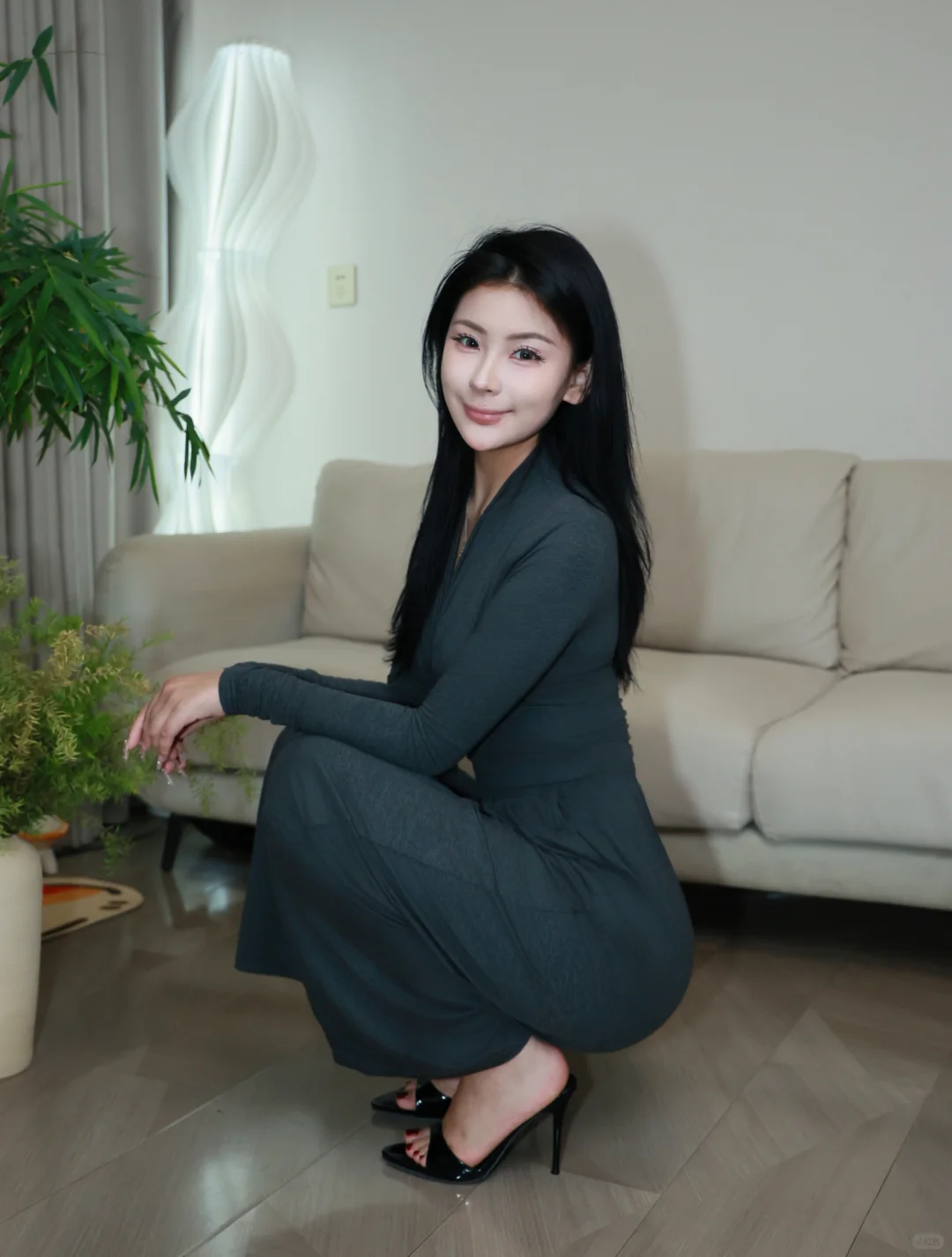 瑜伽小姨姐的pdd温柔穿搭