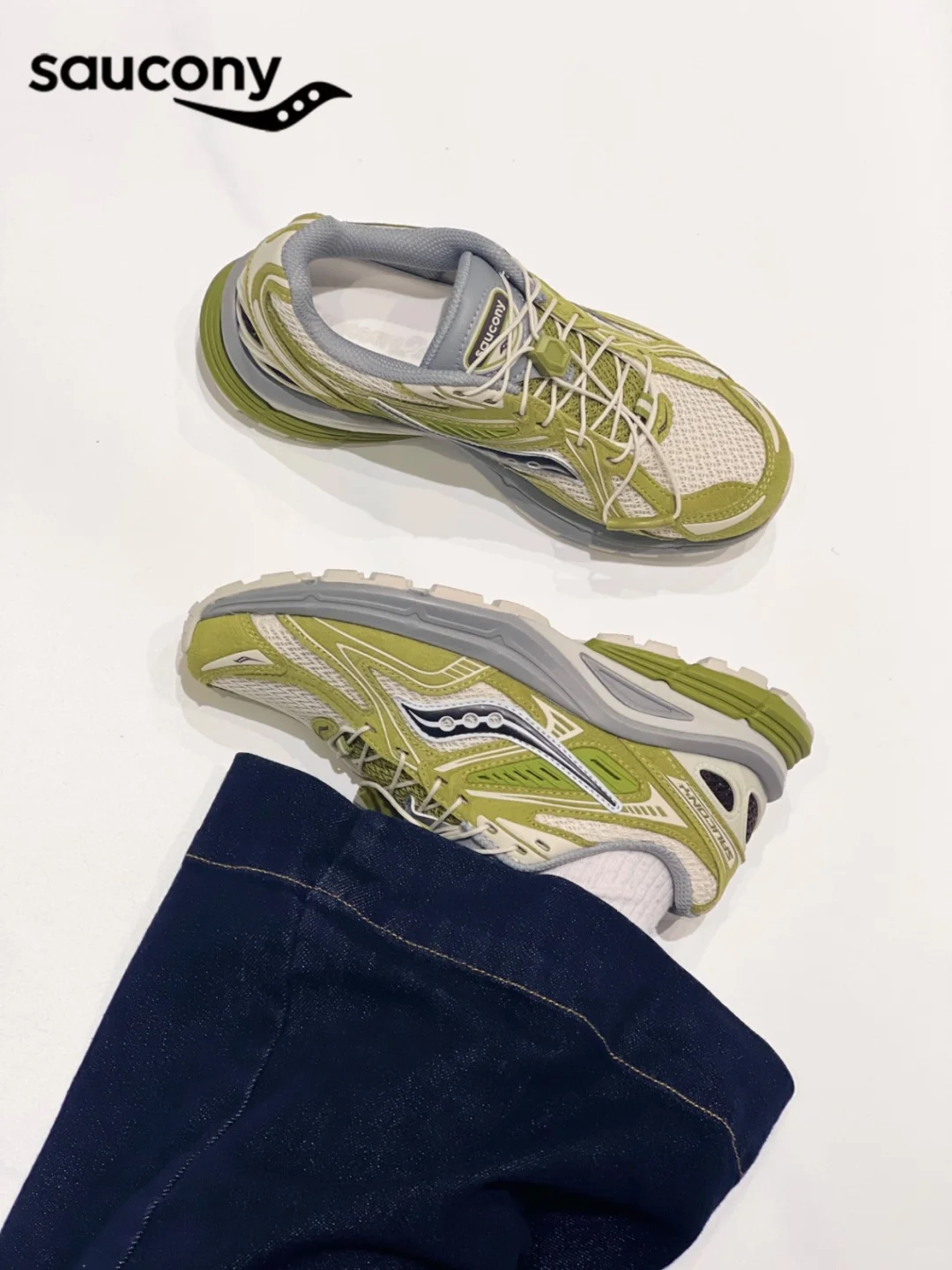谁还没有这双春日抹茶牛乳🍵复古跑鞋