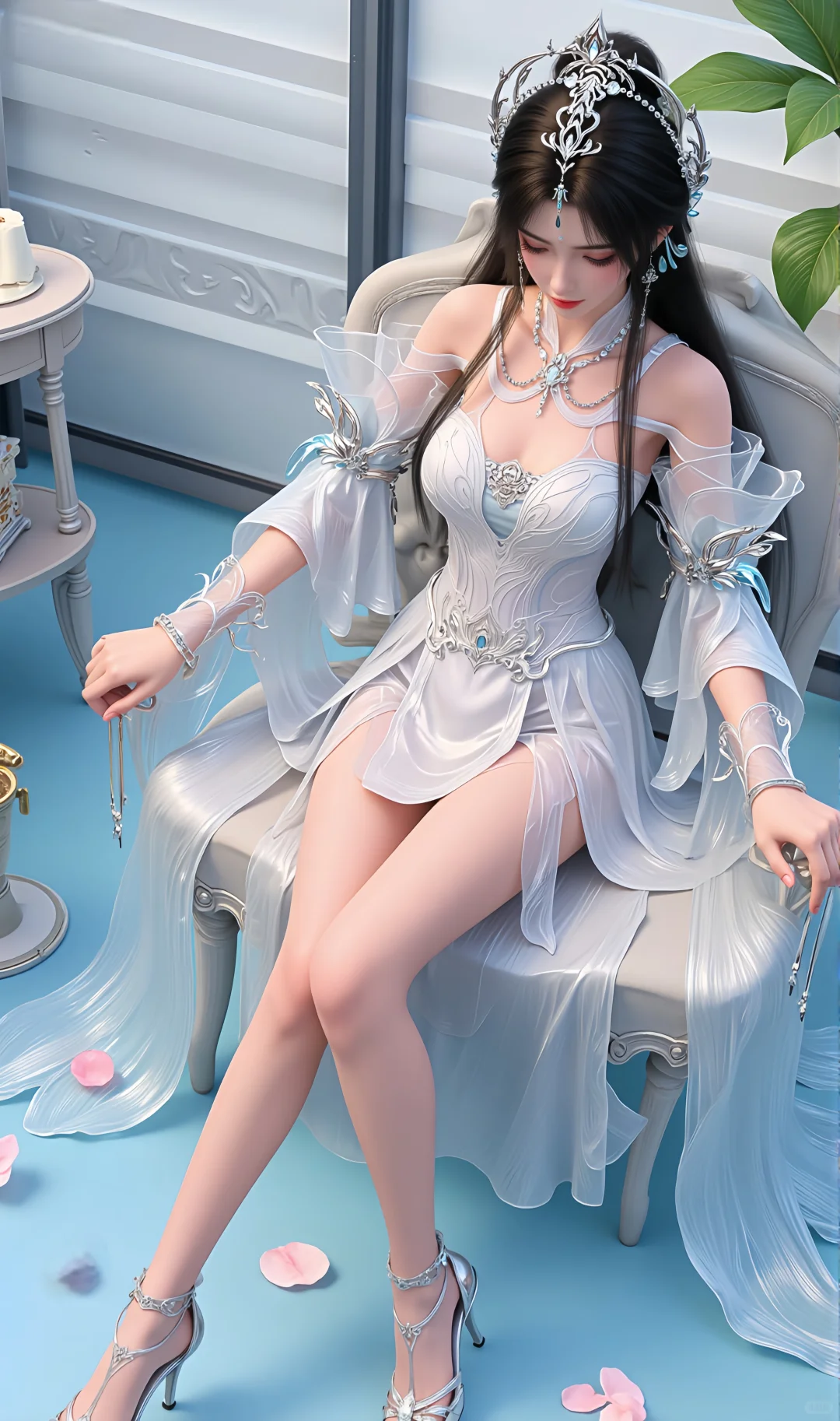 国漫女神壁纸10、喜欢的礼貌拿图