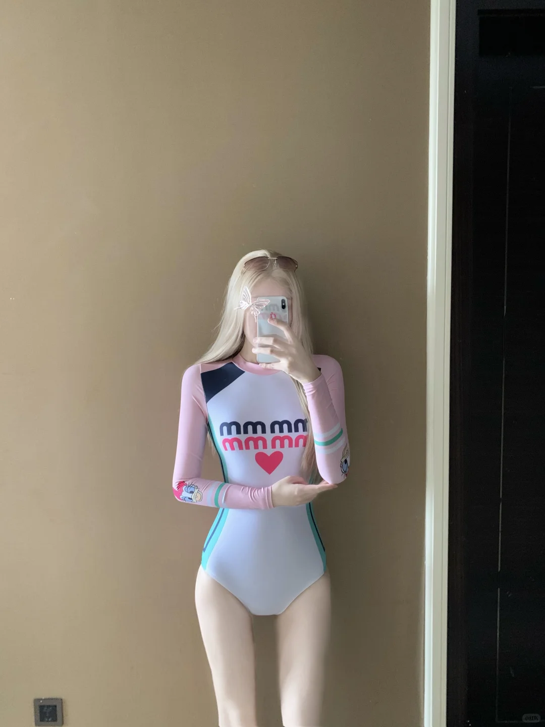 今日份游泳穿搭🏊‍♀️藏蓝色泳衣