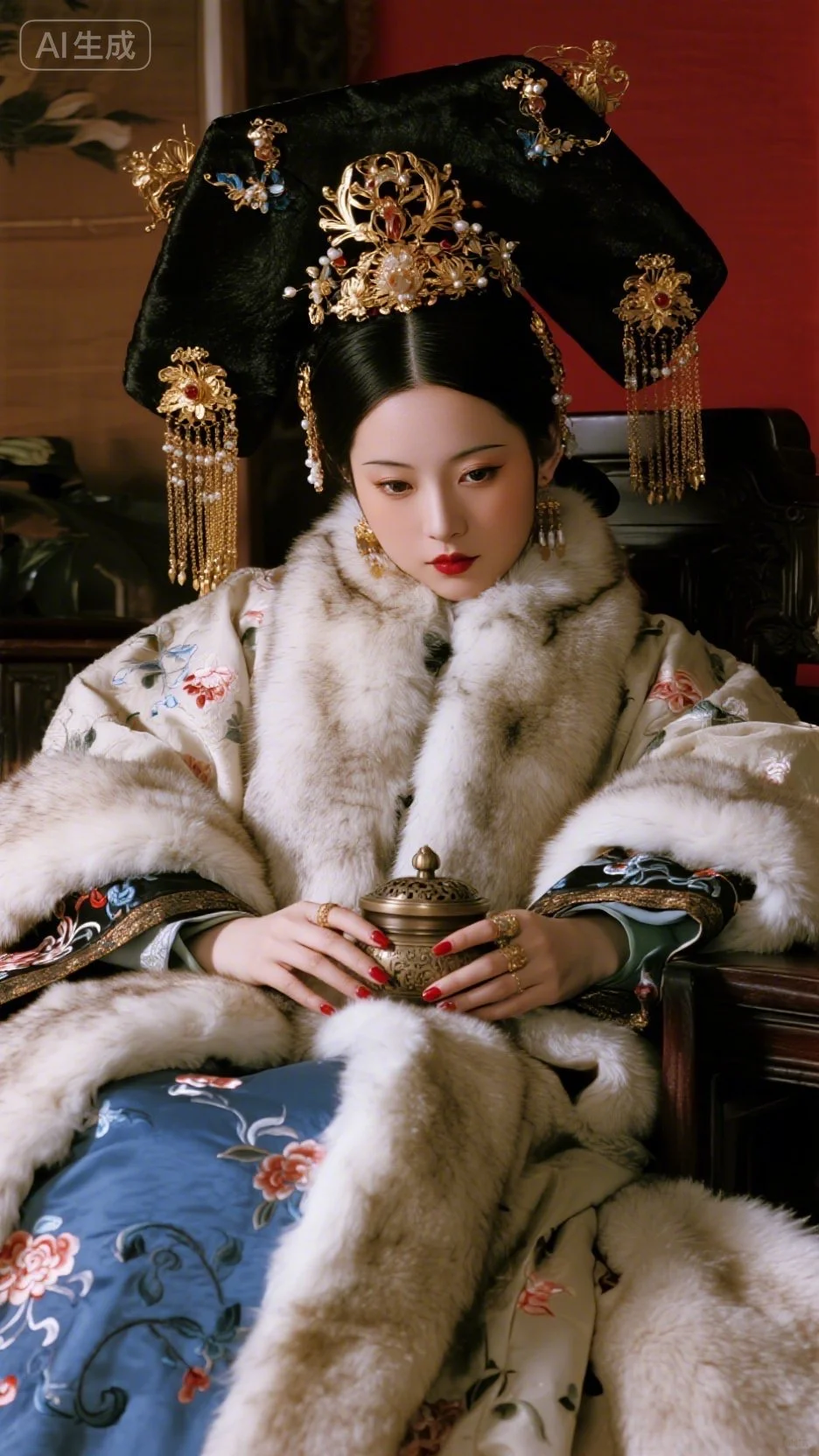 每年进贡的上好皮子都送到贵妃宫里了......