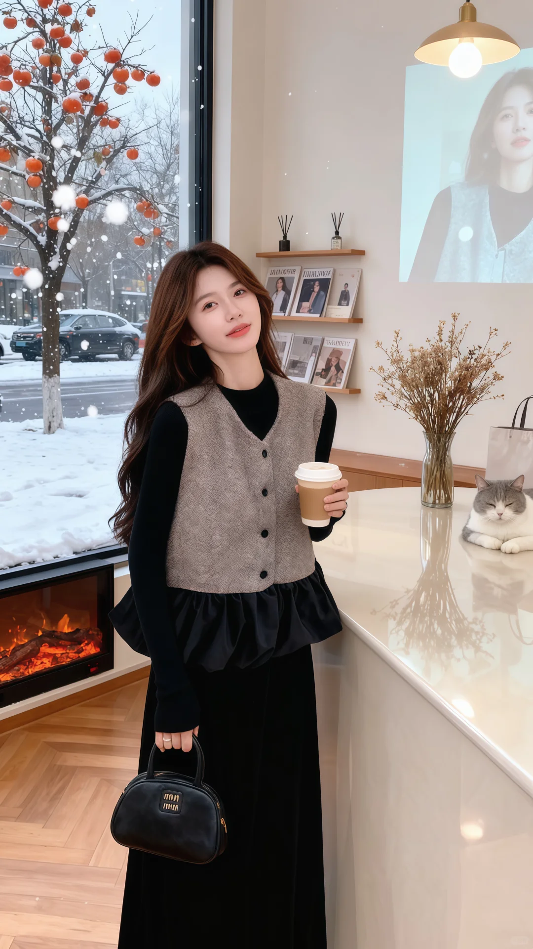 秋冬氛围感穿搭🍂、好喜欢我的新衣服～