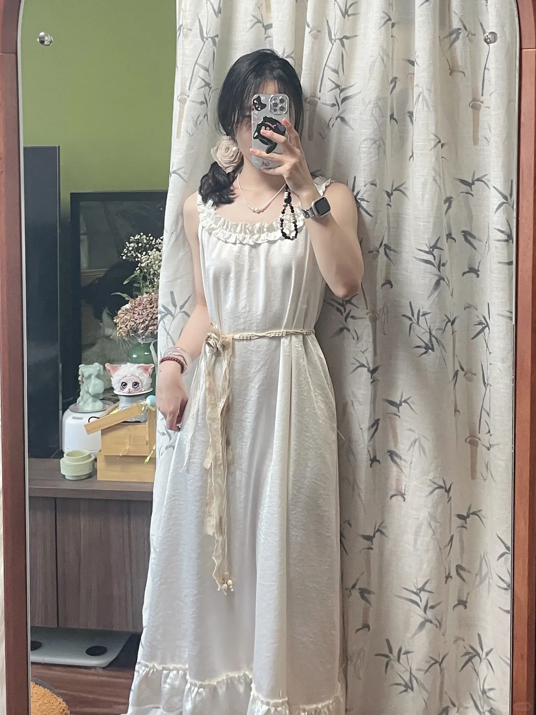 不知道有没有人跟我一样喜欢这种长睡裙