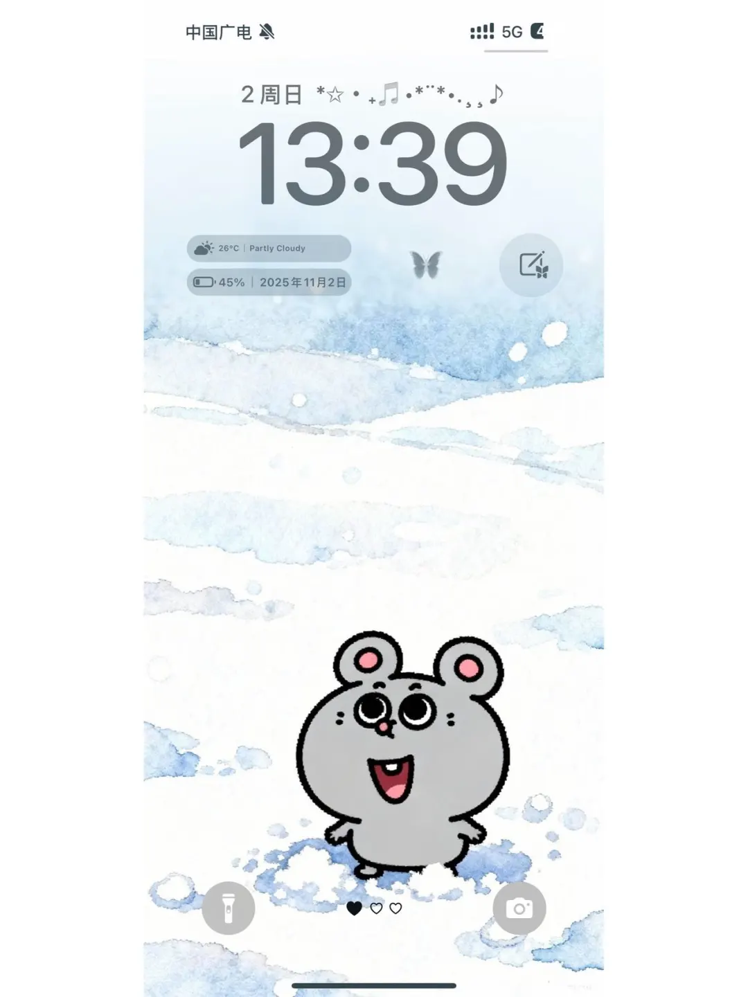 大鼠❄️⛄️冬天期待下雪壁纸