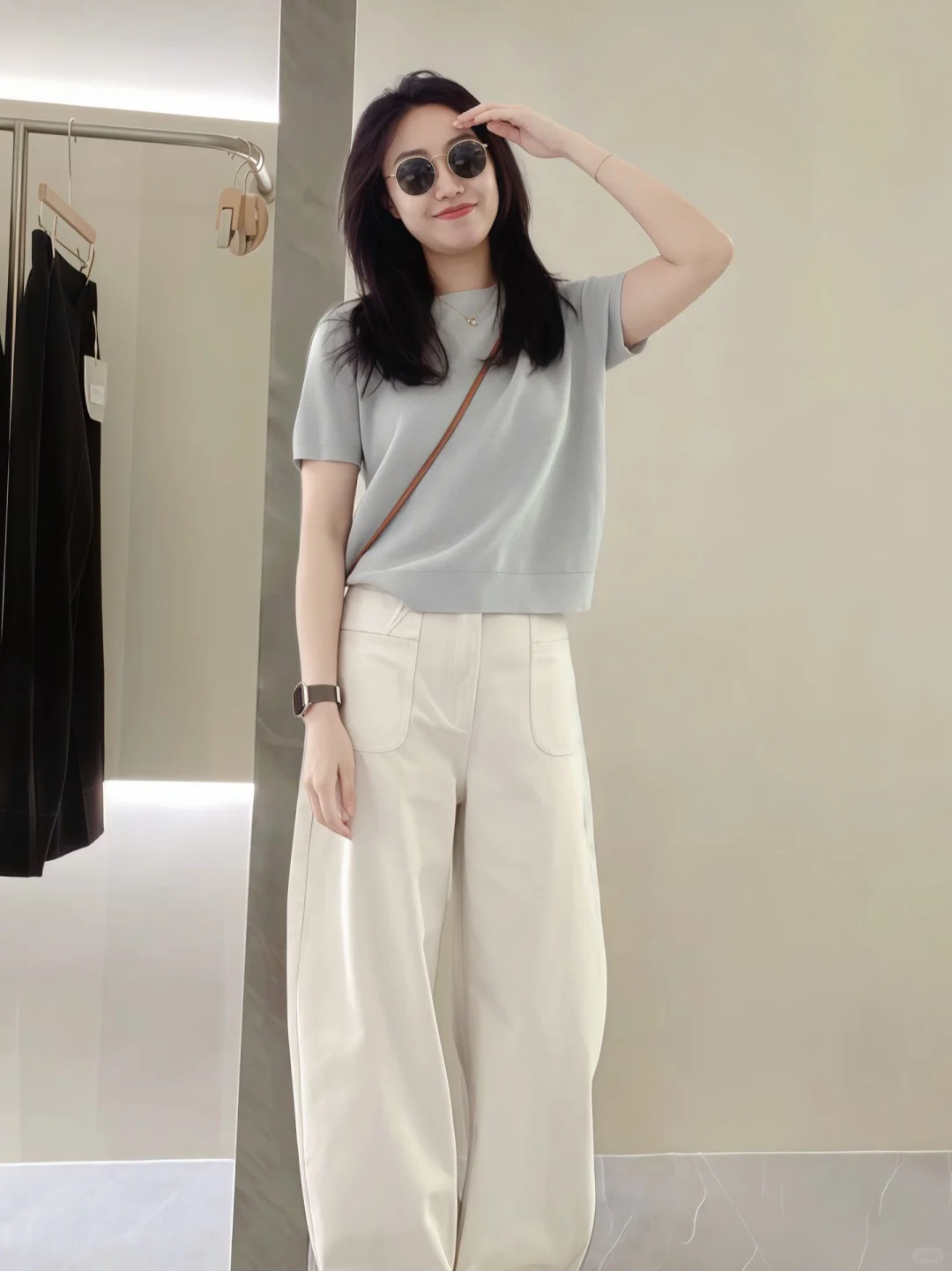 简约清爽穿搭！随性慵懒风～