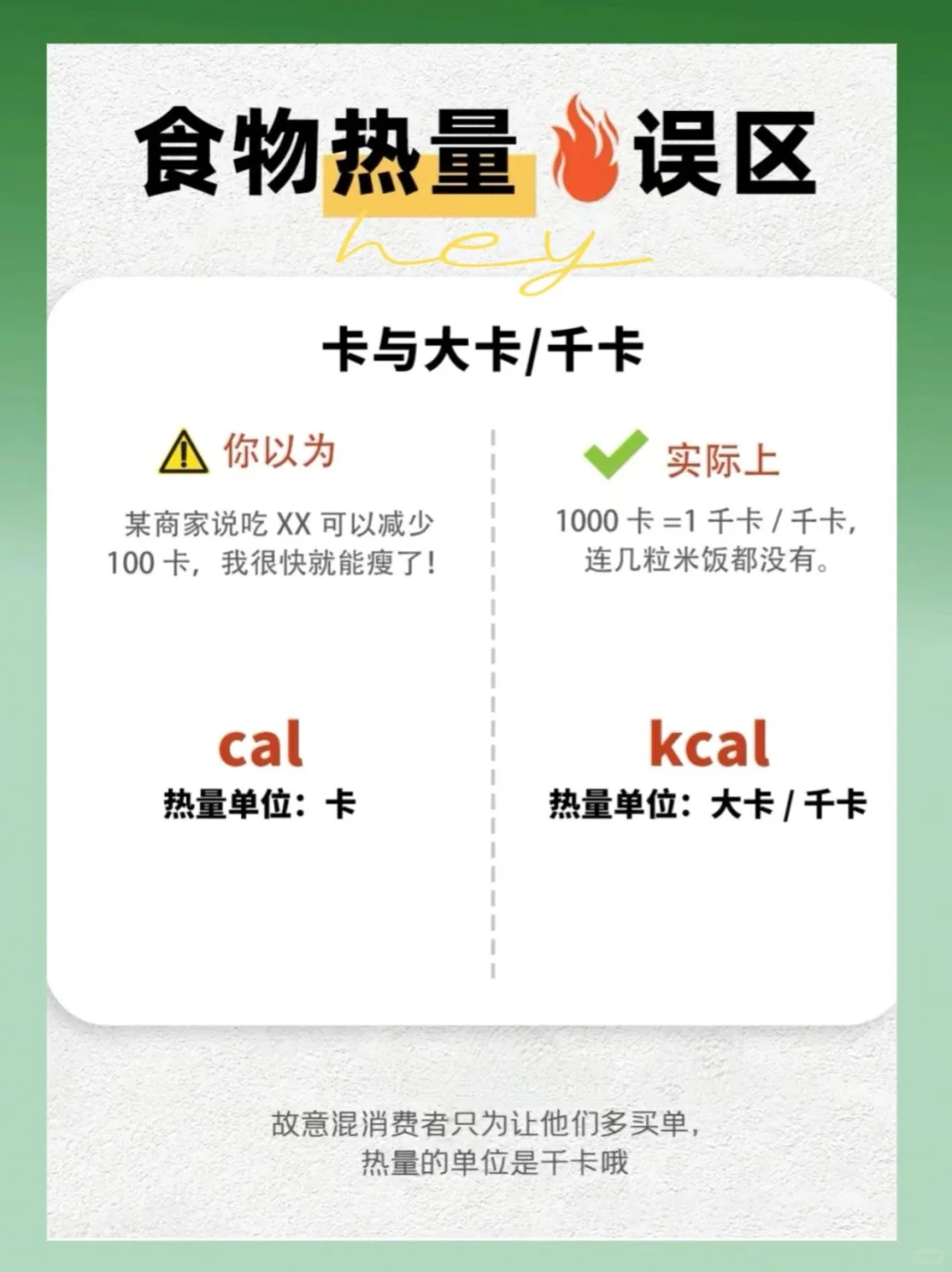 别再无效减肥了，这 9 个热量误区你中了没