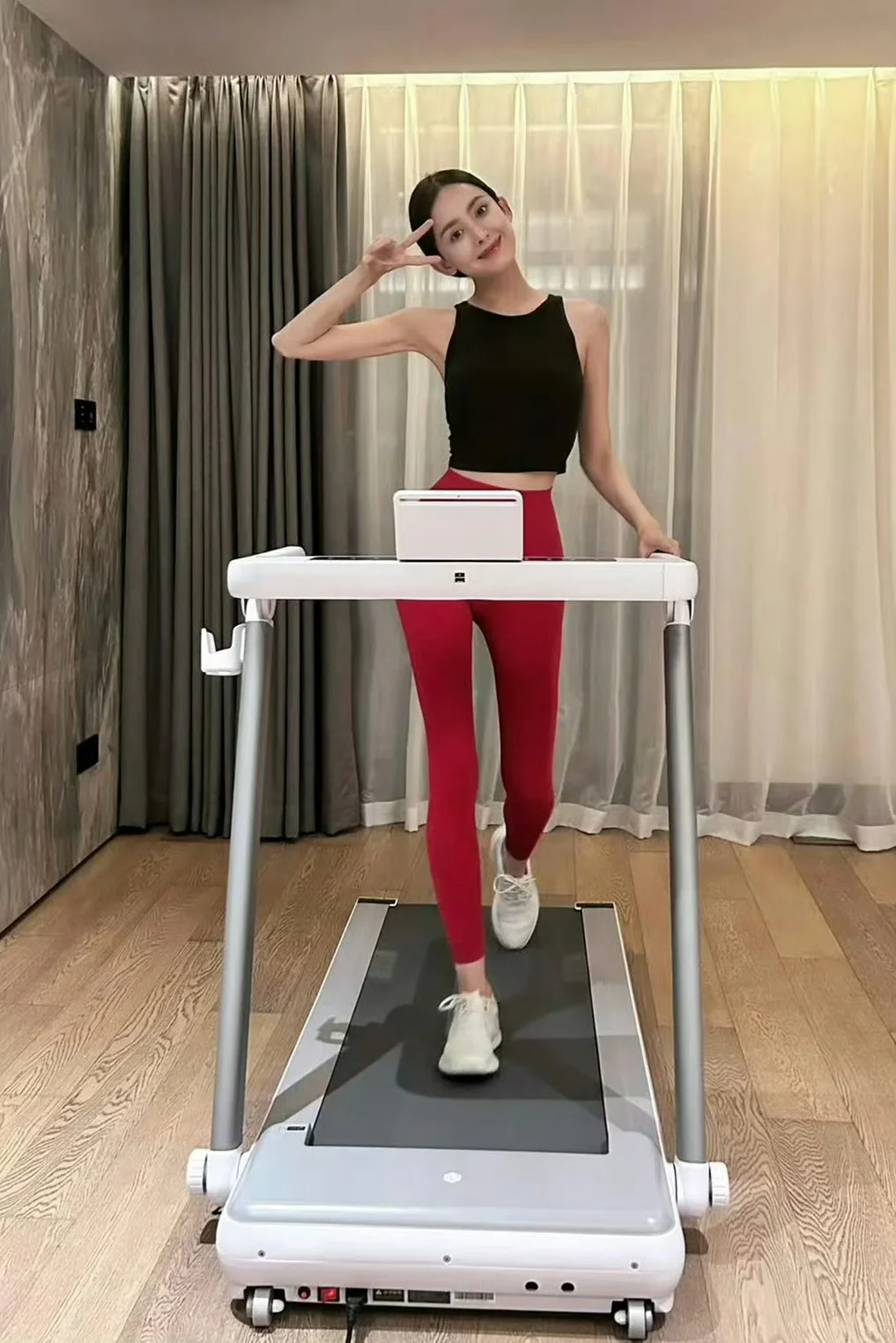 古力娜扎也练过瑜伽