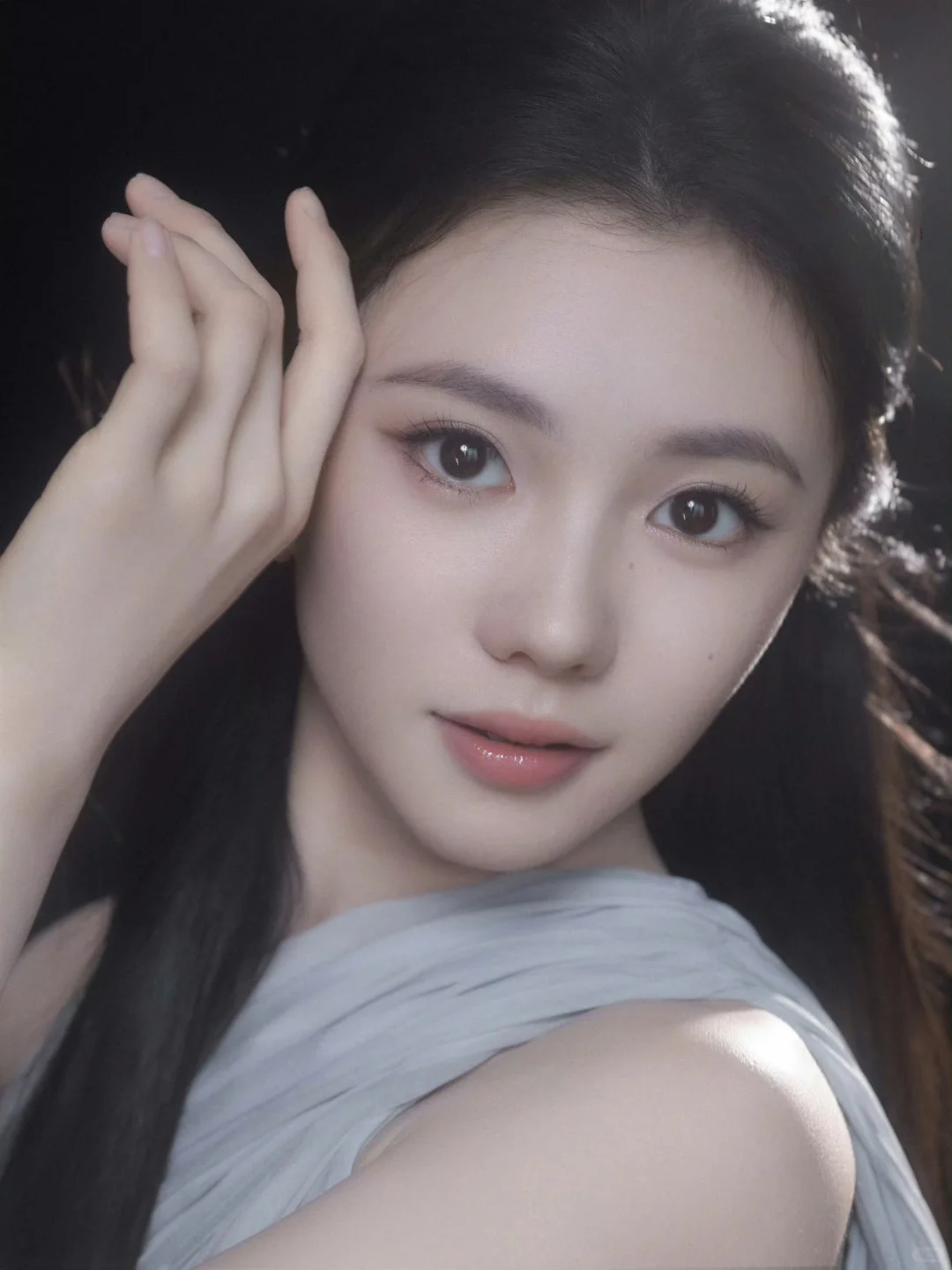 刘浩存 易碎感仙颜柔纱腰臀线