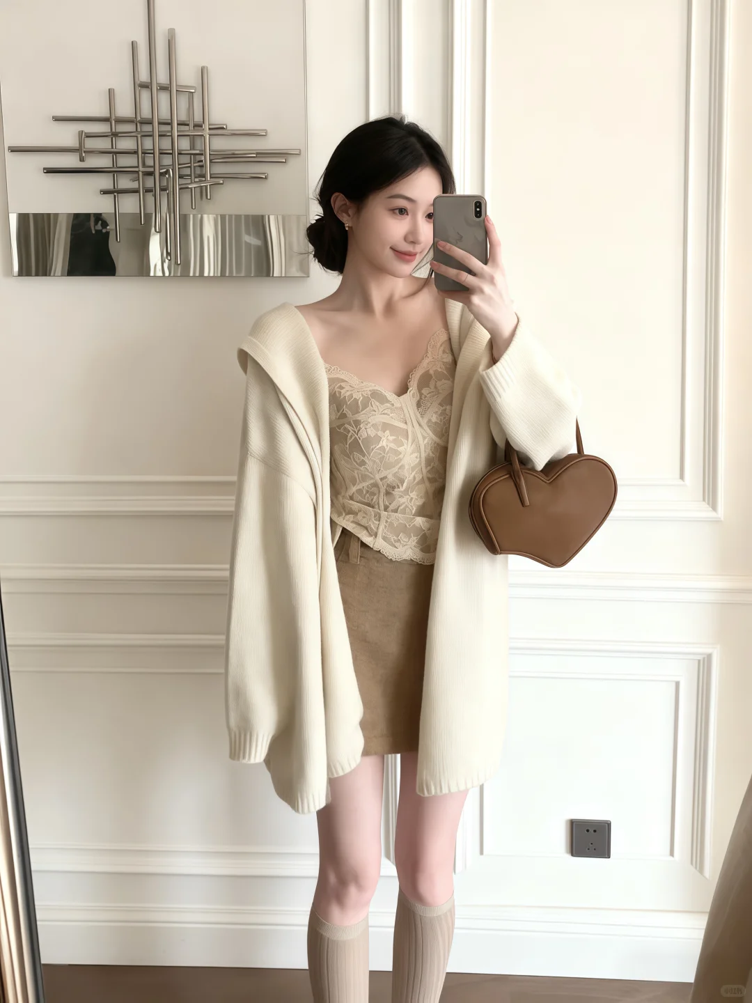 纯欲蕾丝吊带穿搭，温柔又斩男谁懂