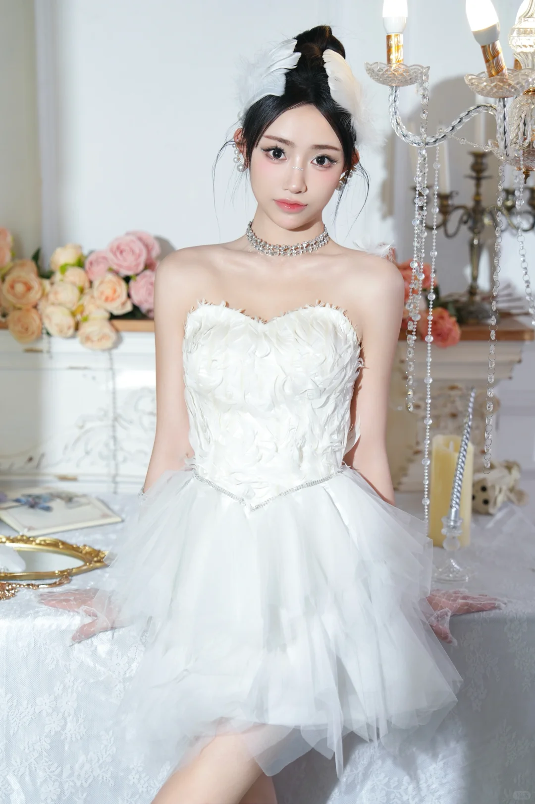 “白色天使 愿神明偏爱”✨