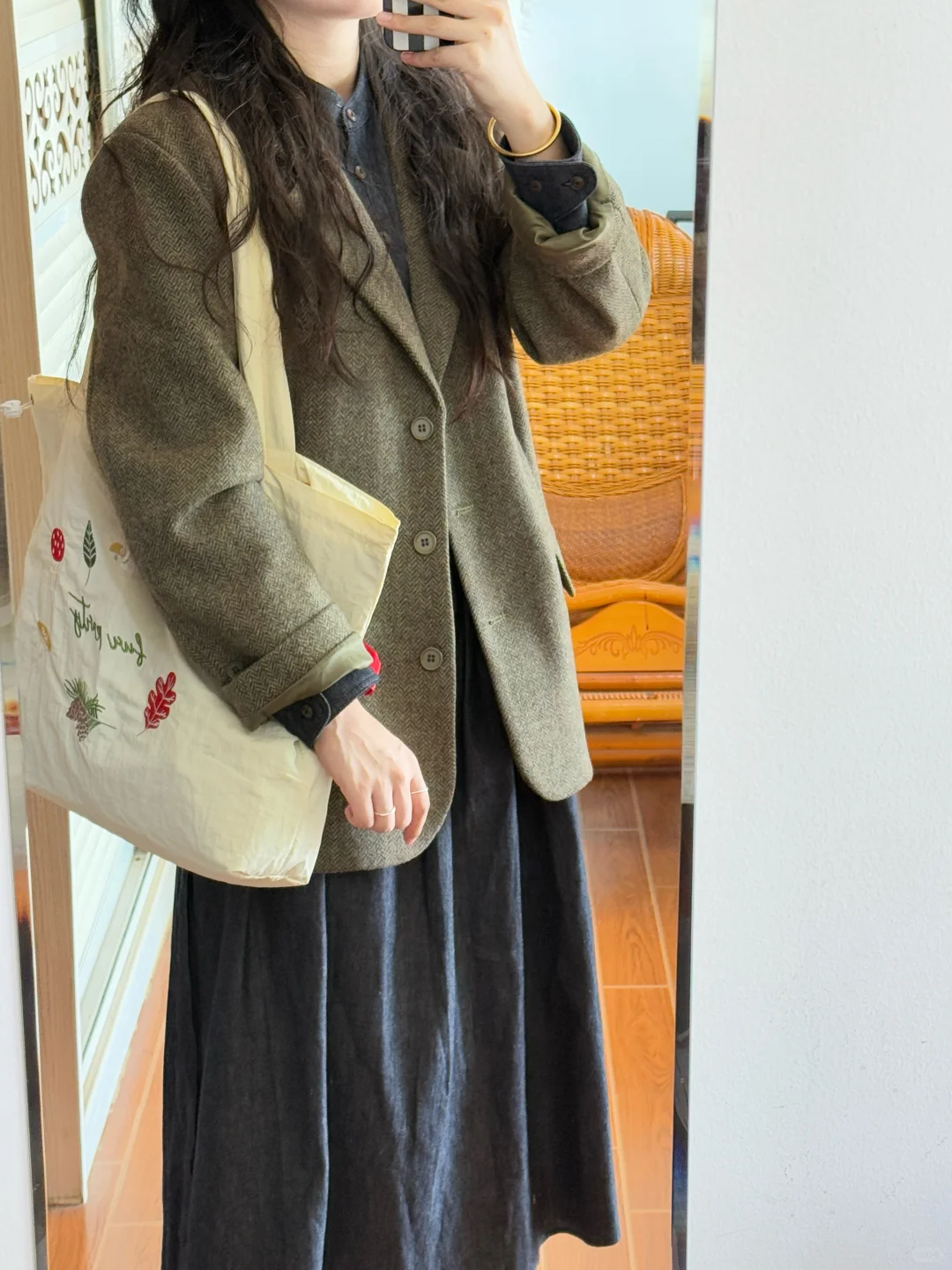 155｜小个子的复古风穿搭～🍂通勤也能很文艺