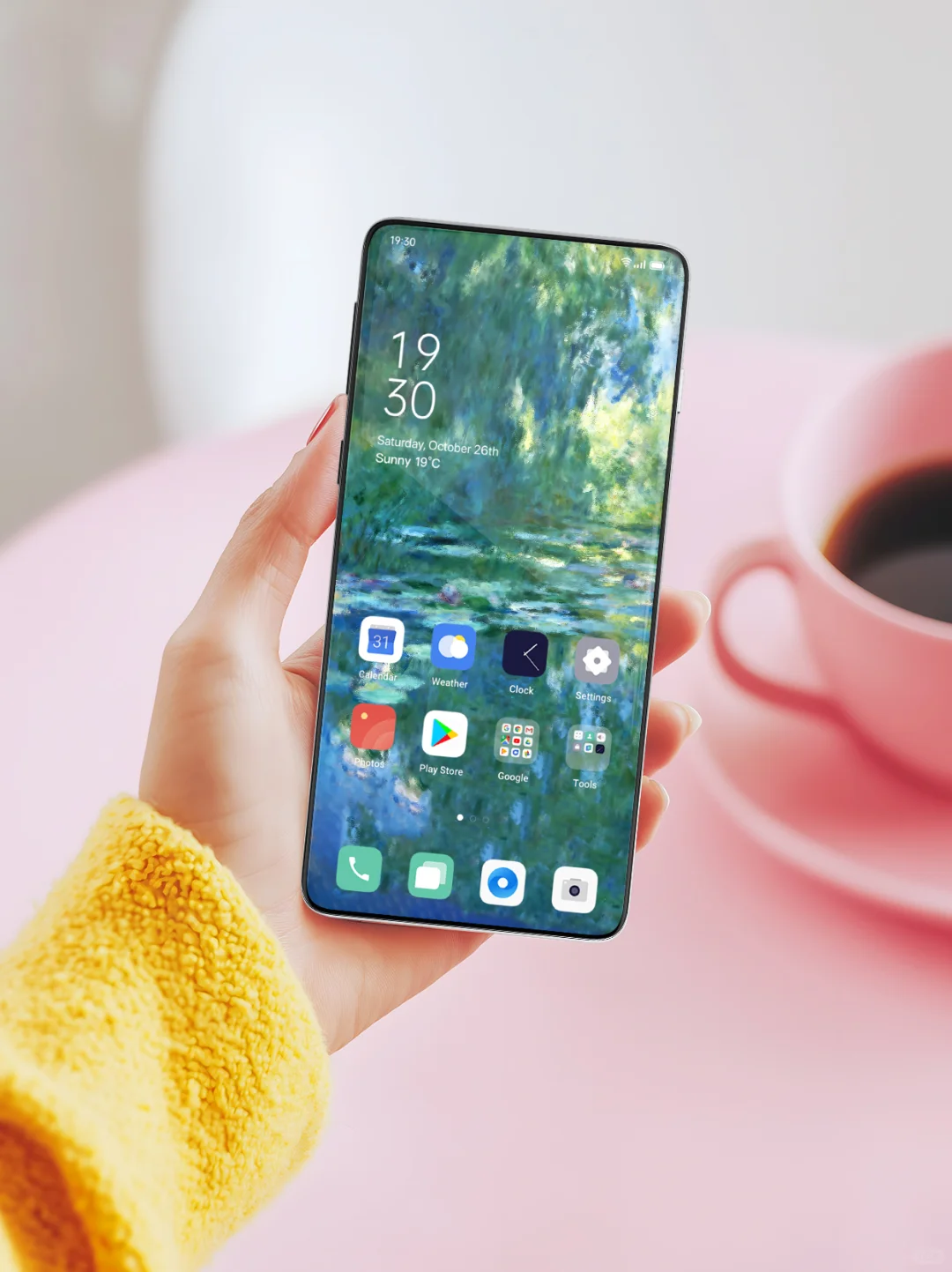 能量壁纸丨我很自在我很健康 Z389