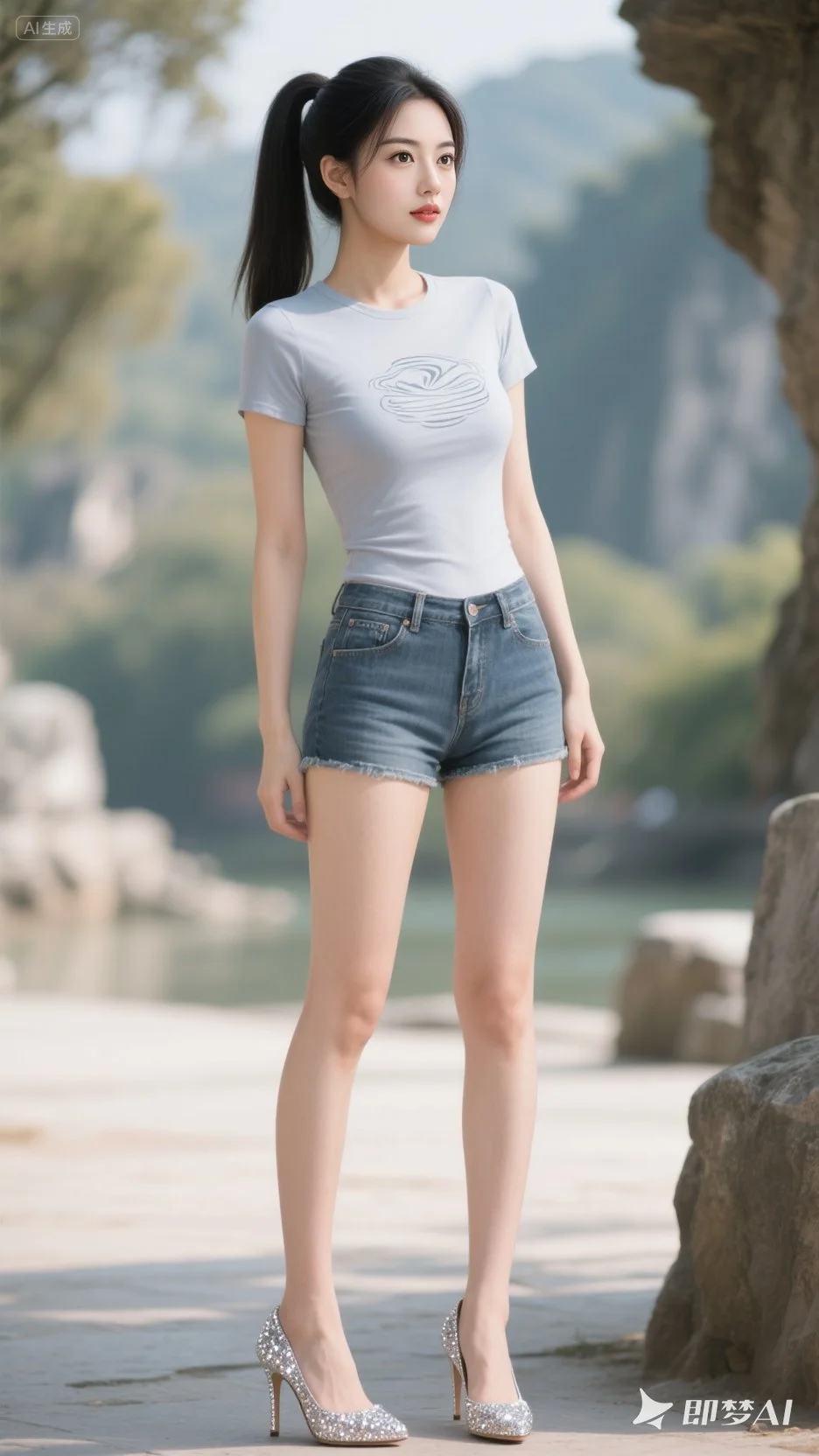 她真的太适合户外了⛰️