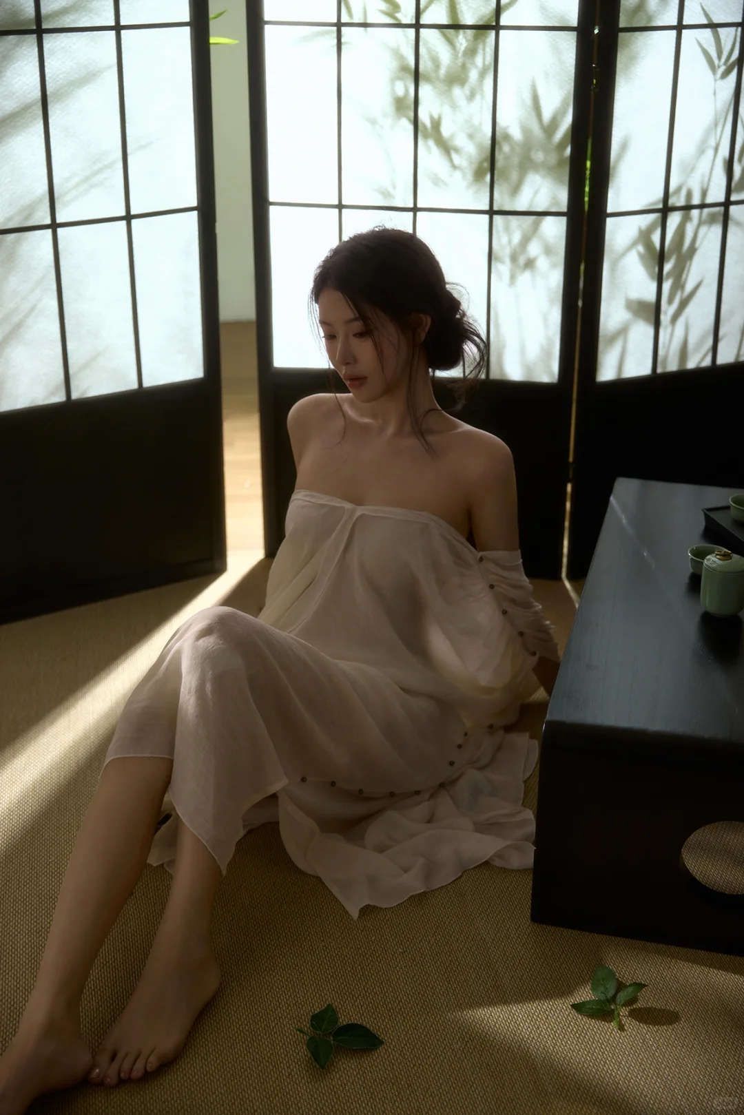 🍃🍃「竹影婆娑」清冷感纯欲私房写真