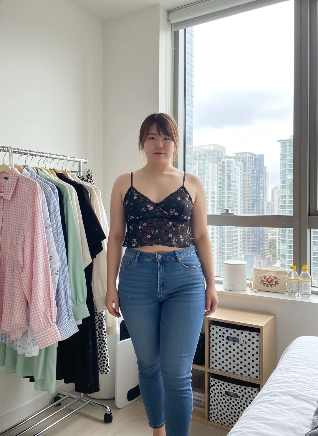 这条牛仔裤太显身材了