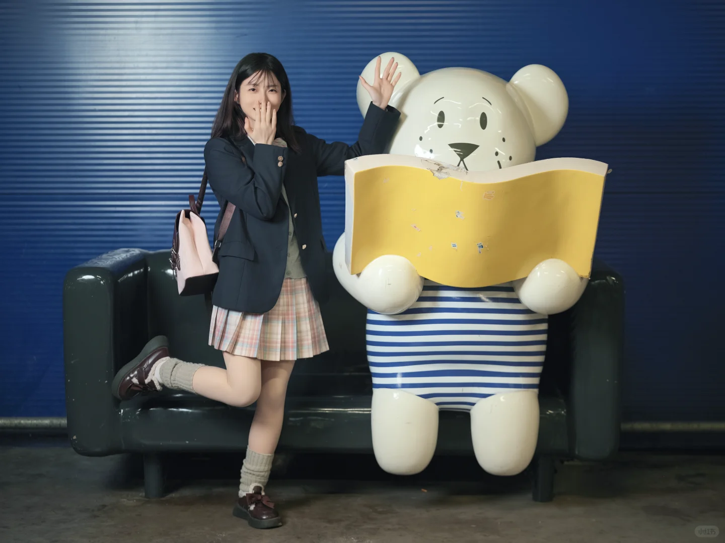 宜家JK拍照姿势